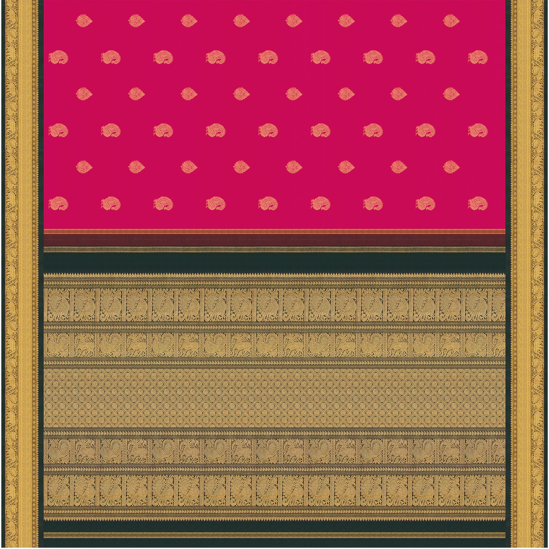 Kanakavalli Kanjivaram Silk Sari 25-110-HS001-10430 - Full View