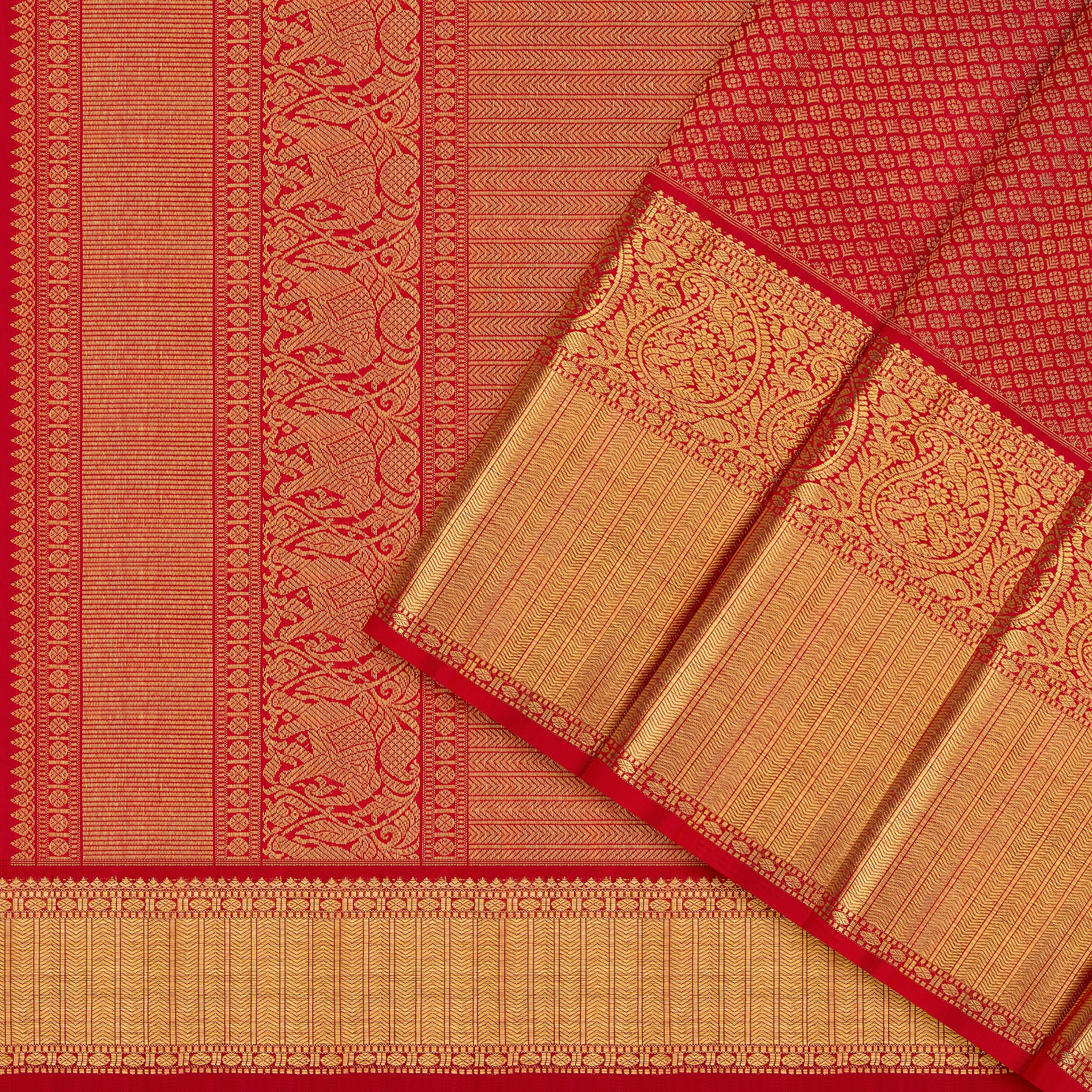 Kanakavalli Kanjivaram Silk Sari 25-110-HS001-10884 - Cover View