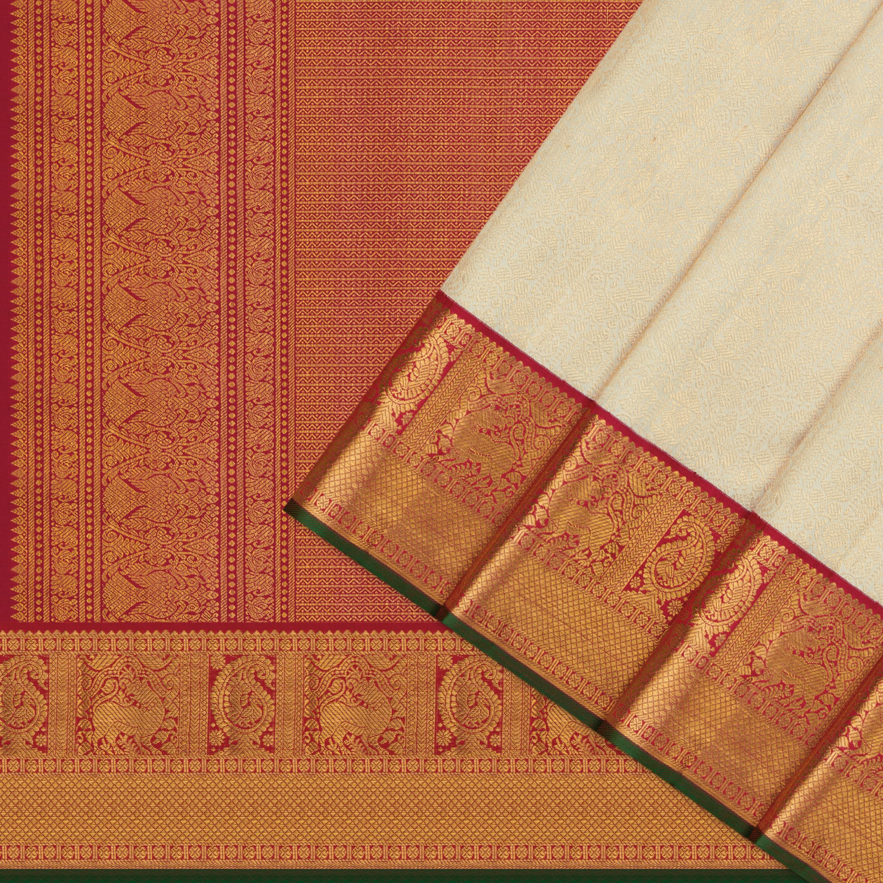 Kanakavalli Kanjivaram Silk Sari 25-110-HS001-10890 - Cover View