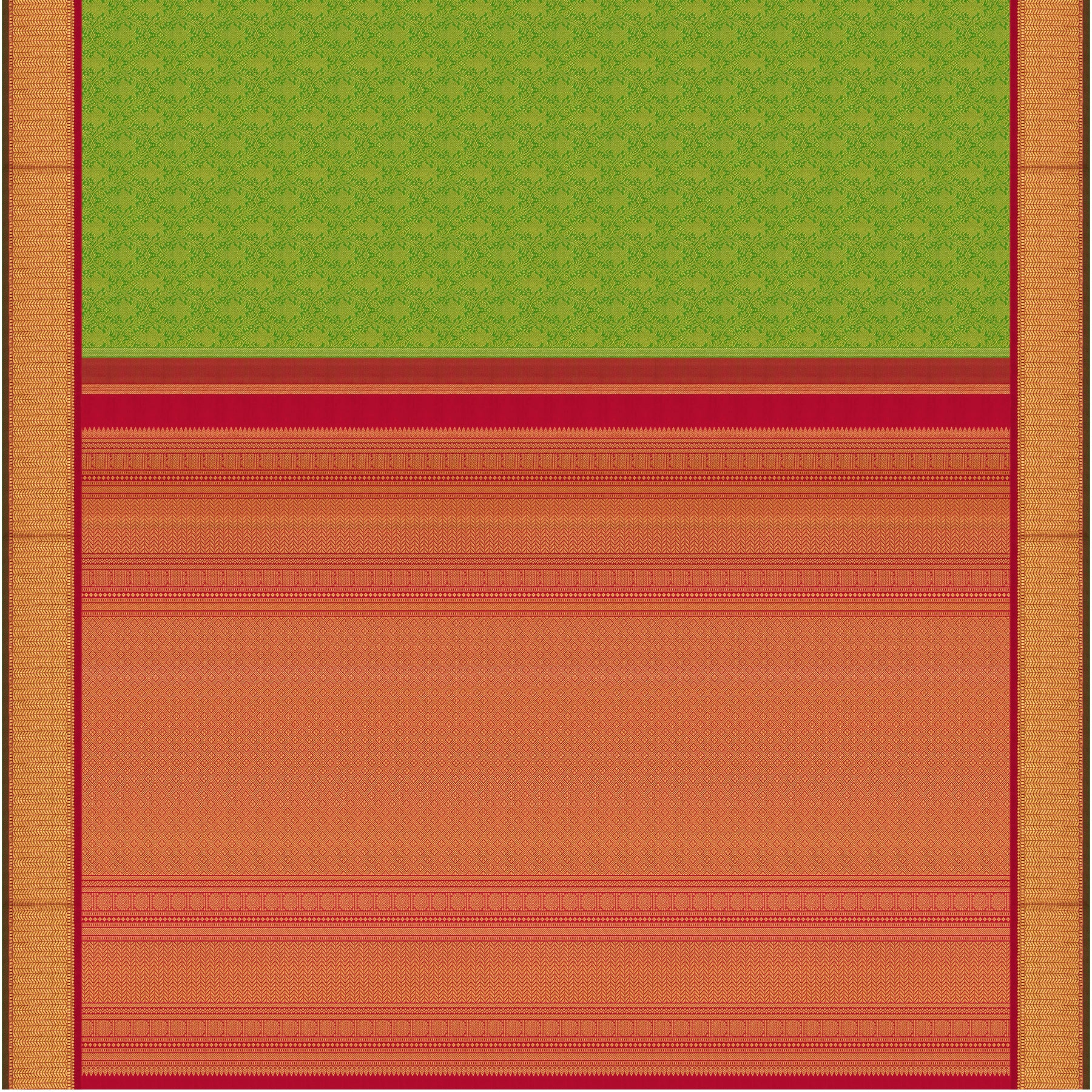Kanakavalli Kanjivaram Silk Sari 25-110-HS001-10891 - Full View