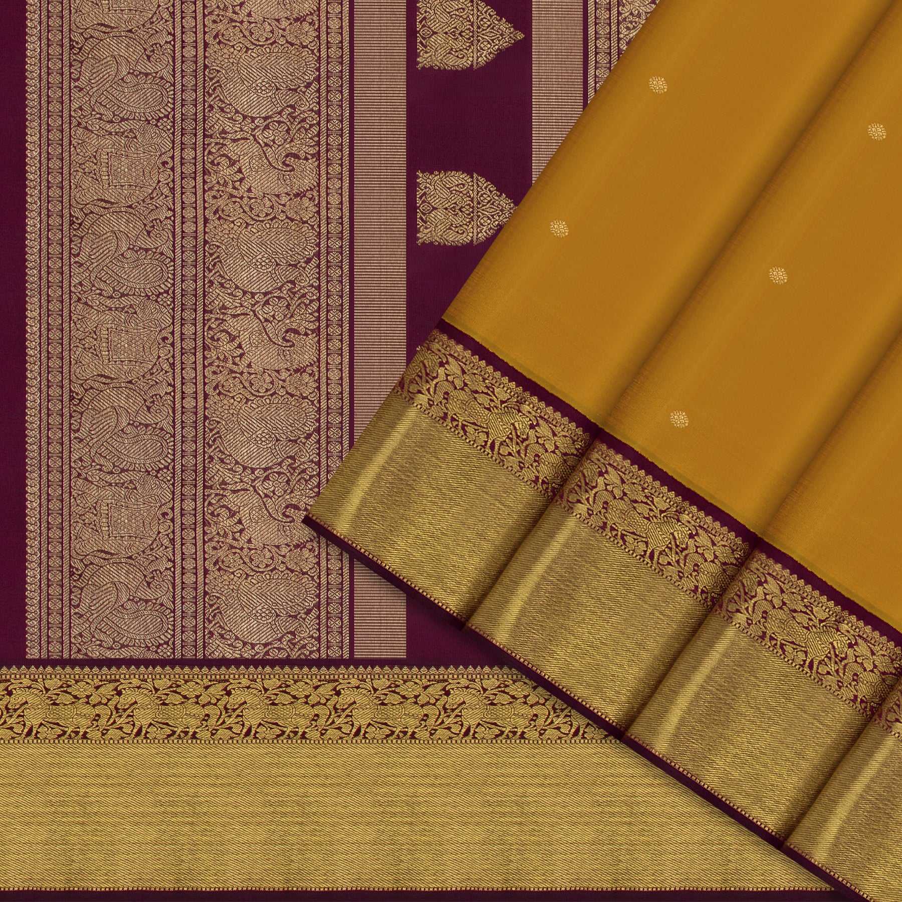 Kanakavalli Kanjivaram Silk Sari 25-110-HS001-10920 - Cover View
