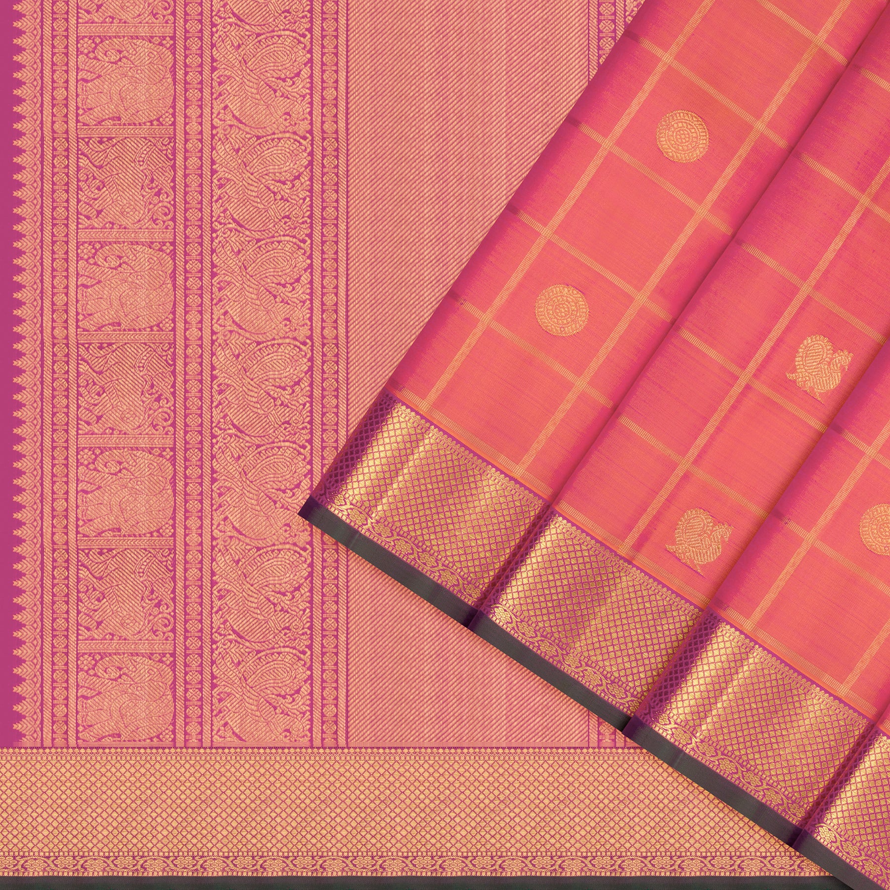 Kanakavalli Kanjivaram Silk Sari 25-110-HS001-10942 - Cover View