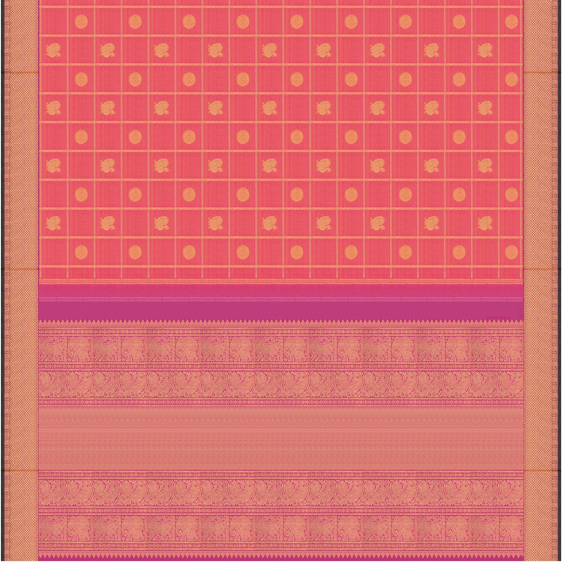 Kanakavalli Kanjivaram Silk Sari 25-110-HS001-10942 - Full View