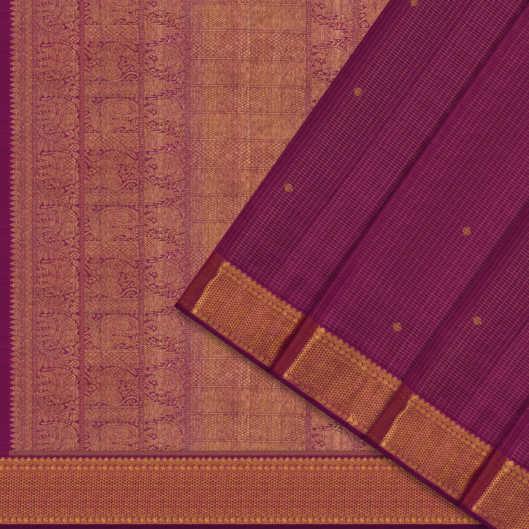 Kanakavalli Kanjivaram Silk Sari 25-110-HS001-10947 - Cover View