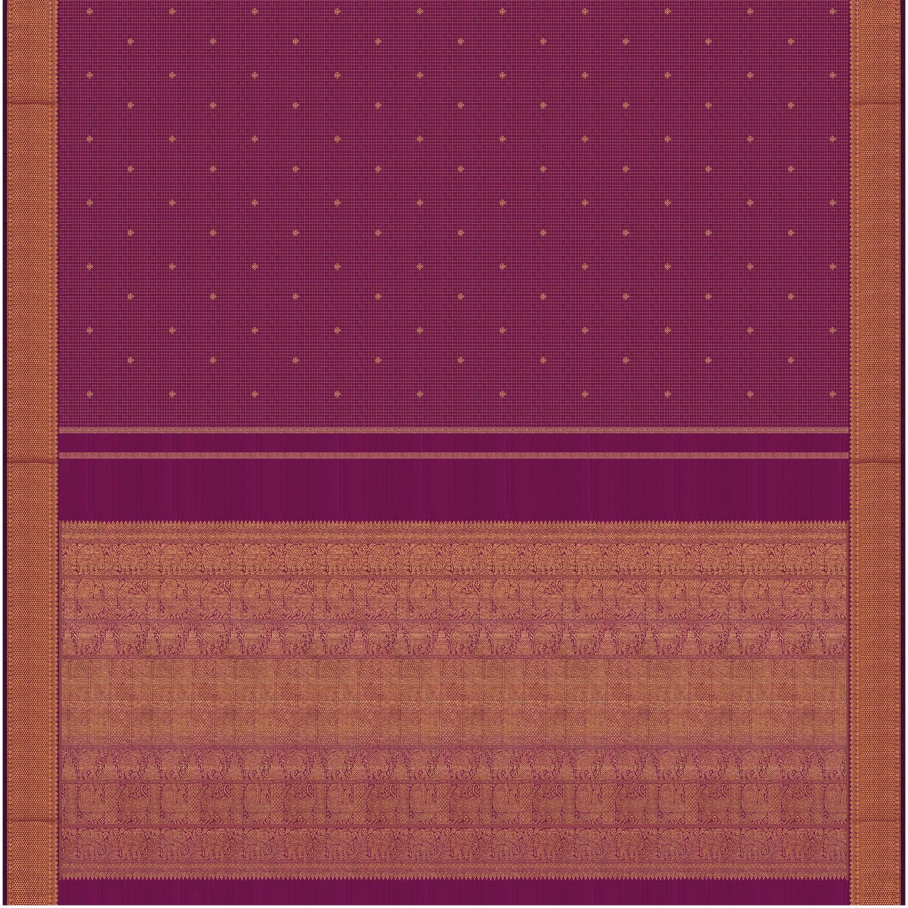 Kanakavalli Kanjivaram Silk Sari 25-110-HS001-10947 - Full View