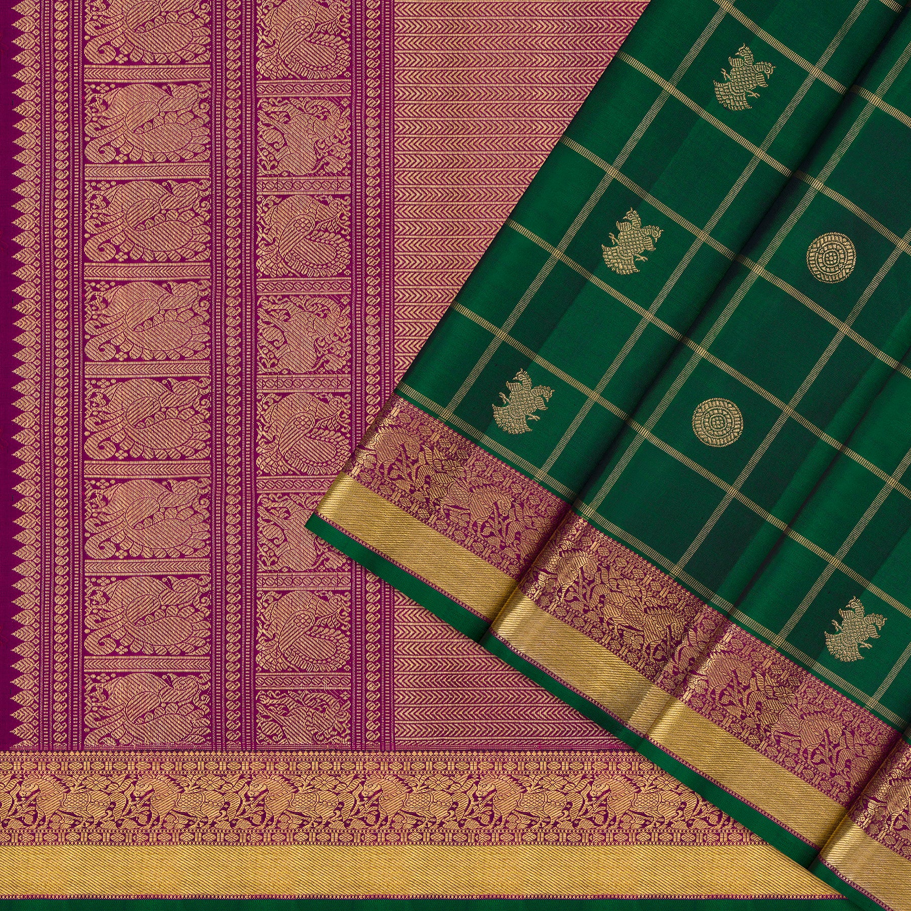 Kanakavalli Kanjivaram Silk Sari 25-110-HS001-10983 - Cover View