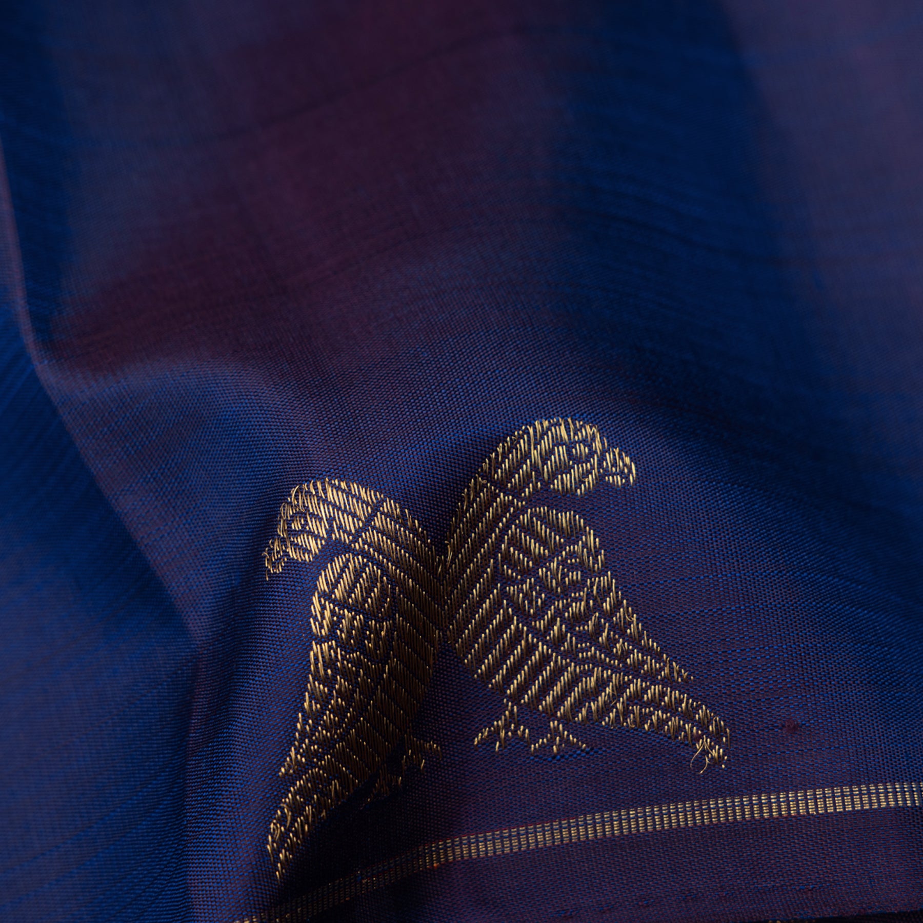 Kanakavalli Kanjivaram Silk Sari 25-599-HS001-05651 - Fabric View