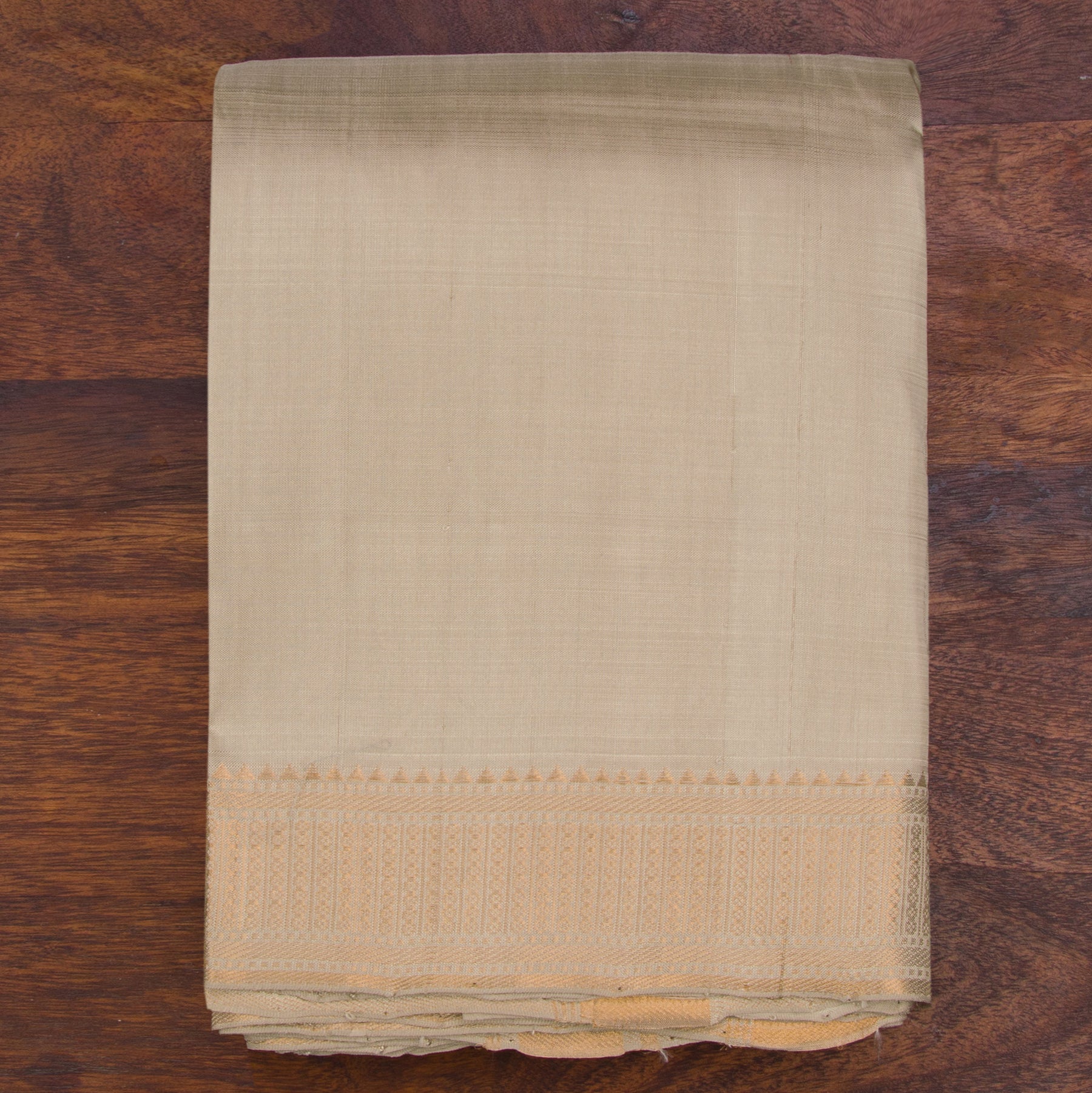 Kanakavalli Silk Angavastram CO-ORD 25-261-AF002-08744 - Folded View