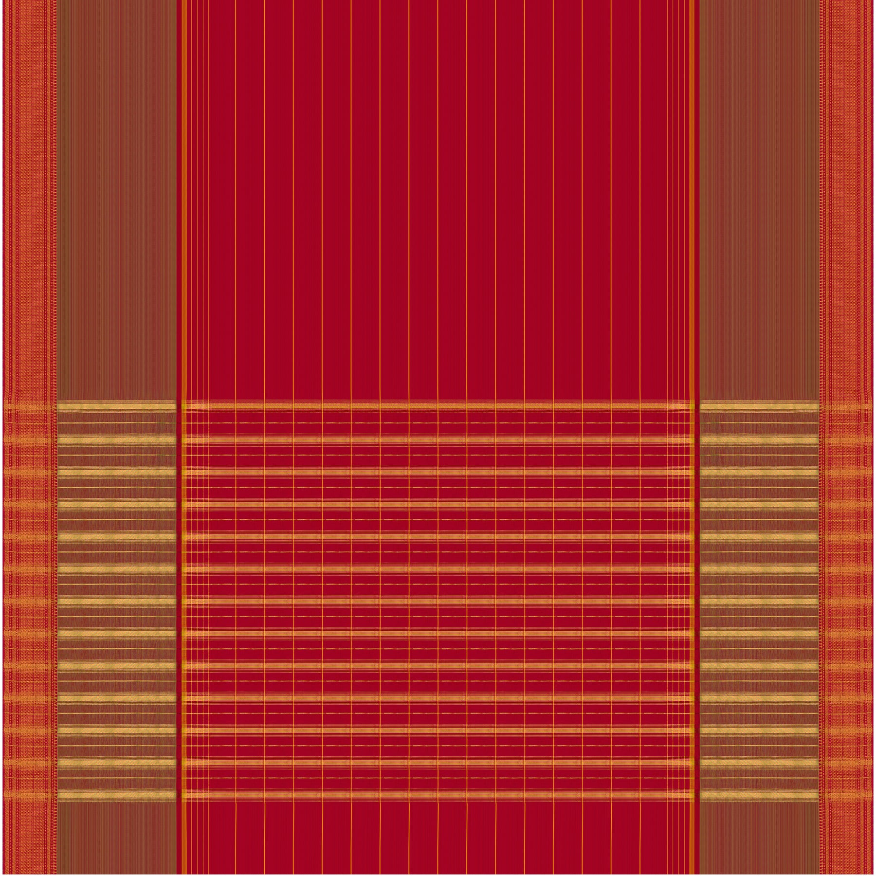 Kanakavalli Mangalgiri Cotton Sari 25-261-HS003-01684 - Full View