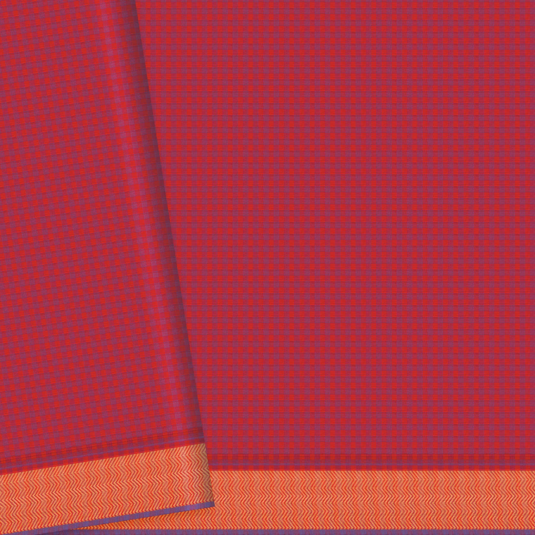 Kanakavalli Mangalgiri Cotton Sari 25-261-HS003-05478 - Blouse View
