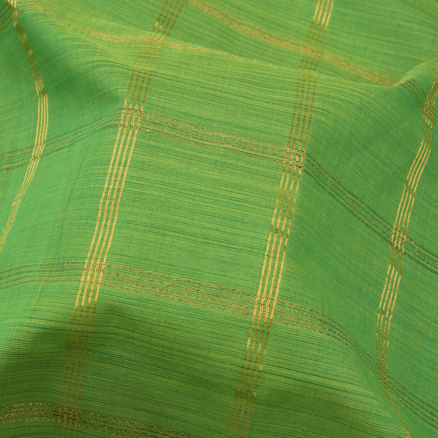 Kanakavalli Mangalgiri Cotton Sari 25-261-HS003-05515 - Fabric View