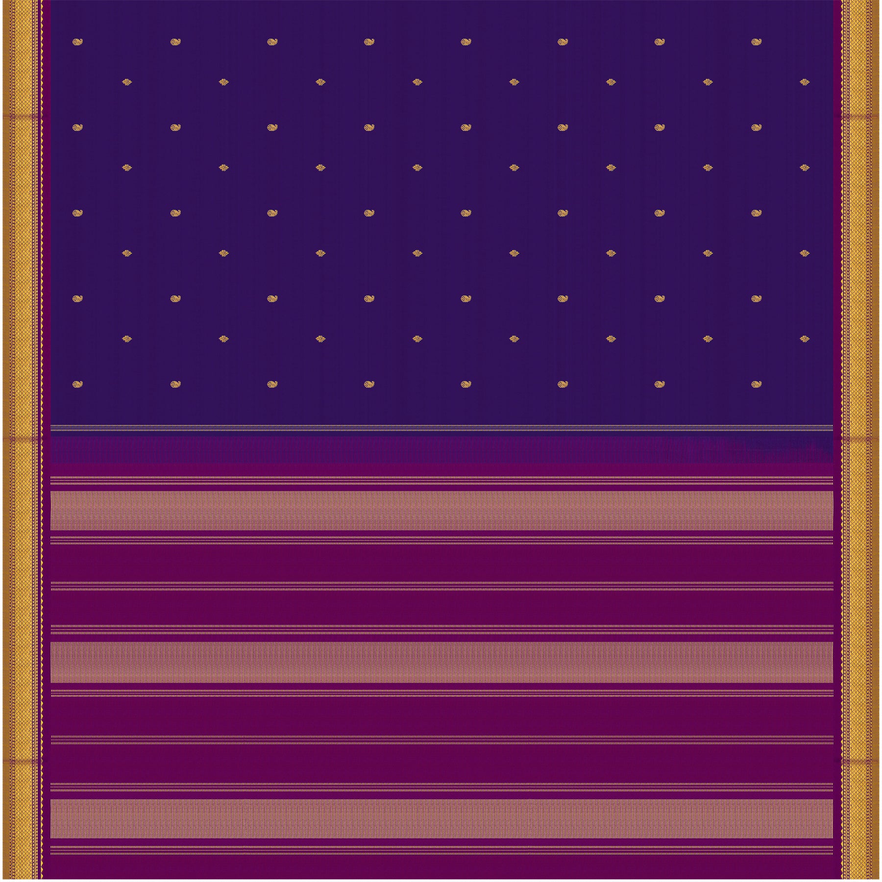 Kanakavalli Kanjivaram Silk Sari 25-431-HS001-08872 - Full View