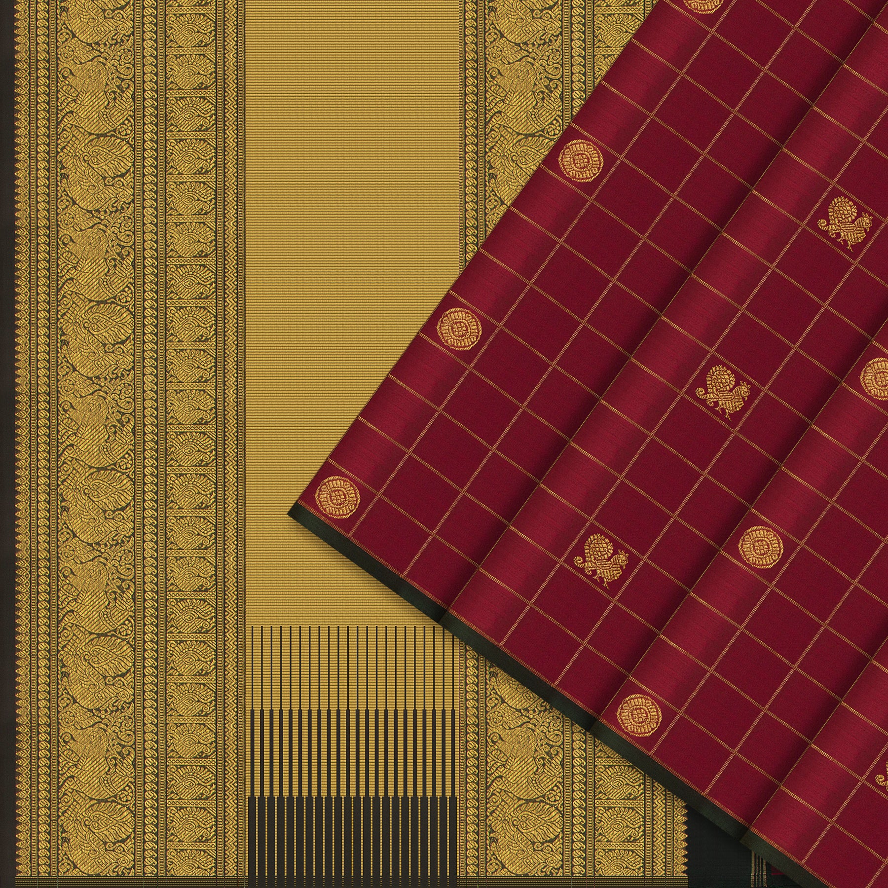 Kanakavalli Kanjivaram Silk Sari 25-595-HS001-00067 - Cover View
