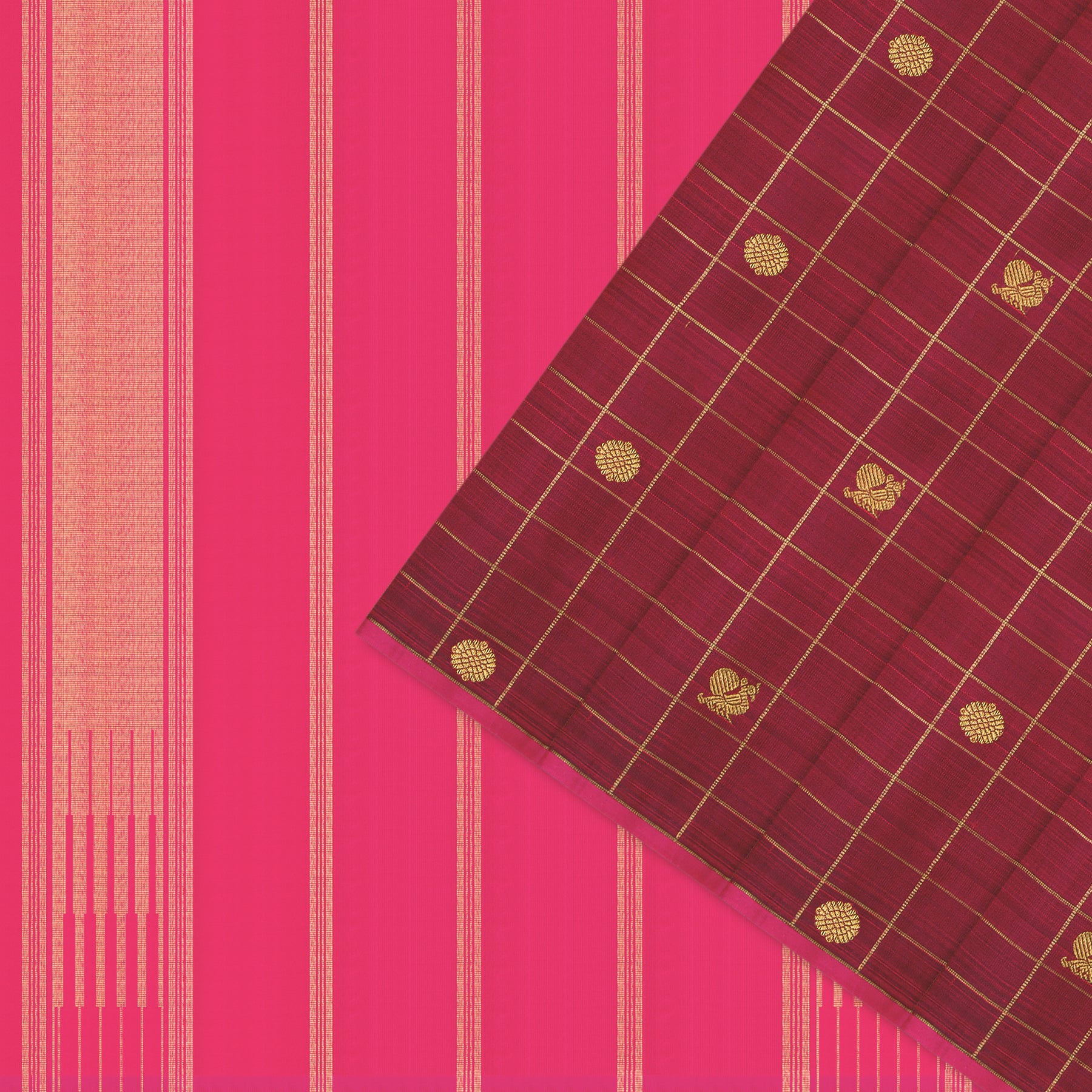 Kanakavalli Kanjivaram Silk Sari 25-595-HS001-00068 - Cover View