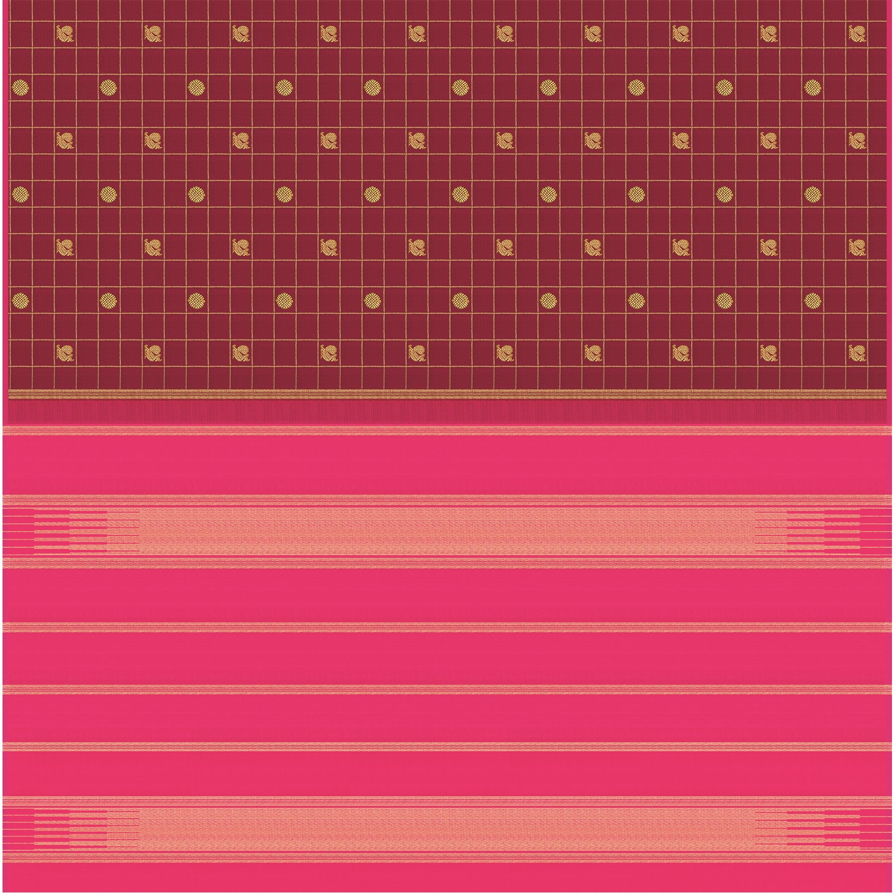 Kanakavalli Kanjivaram Silk Sari 25-595-HS001-00068 - Full View
