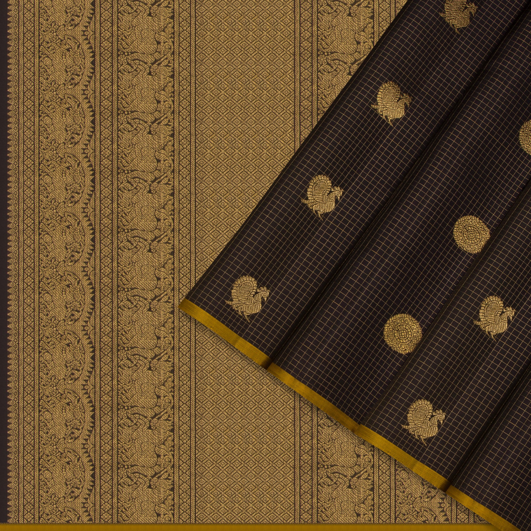 Kanakavalli Kanjivaram Silk Sari 25-595-HS001-00080 - Cover View