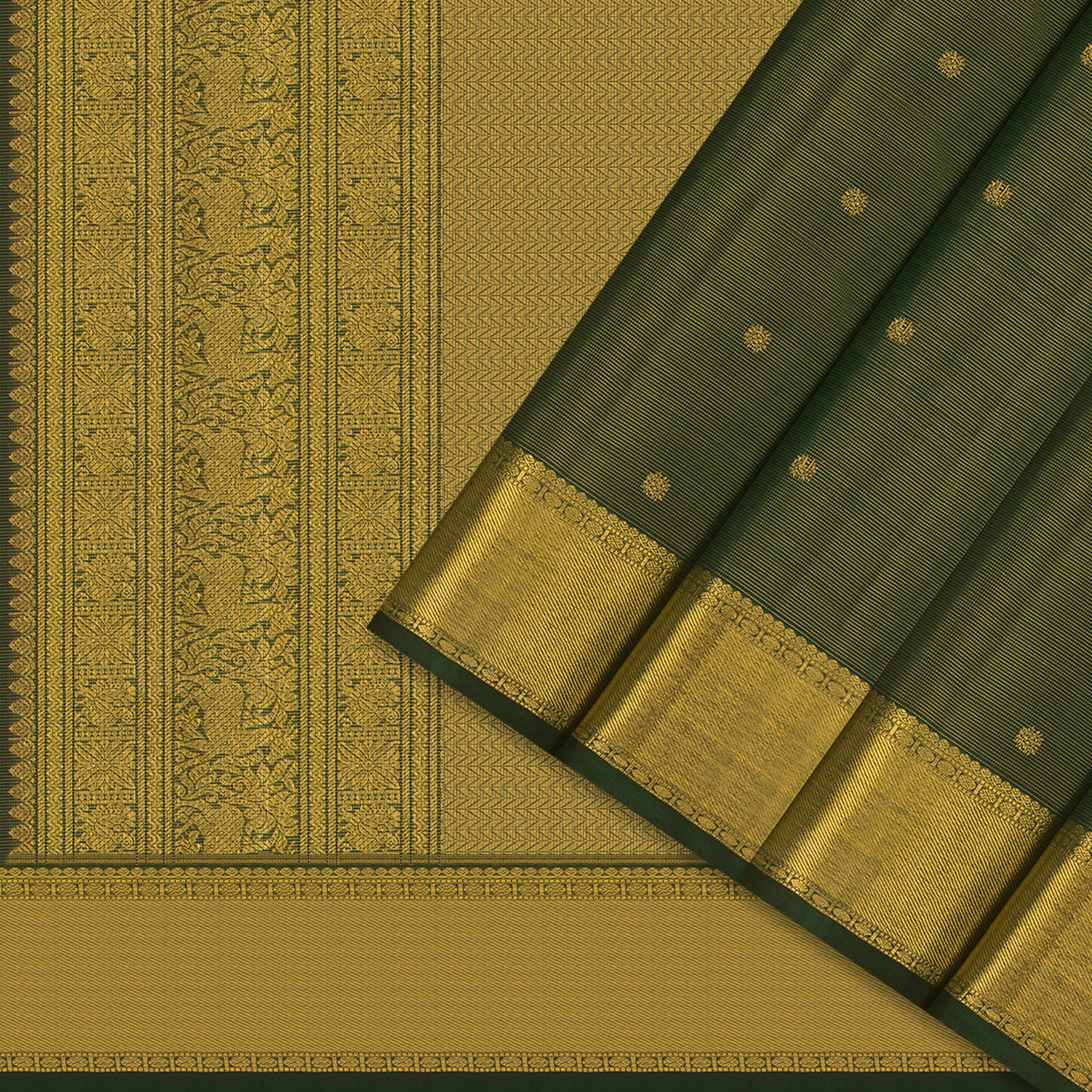 Kanakavalli Kanjivaram Silk Sari 25-595-HS001-00129 - Cover View