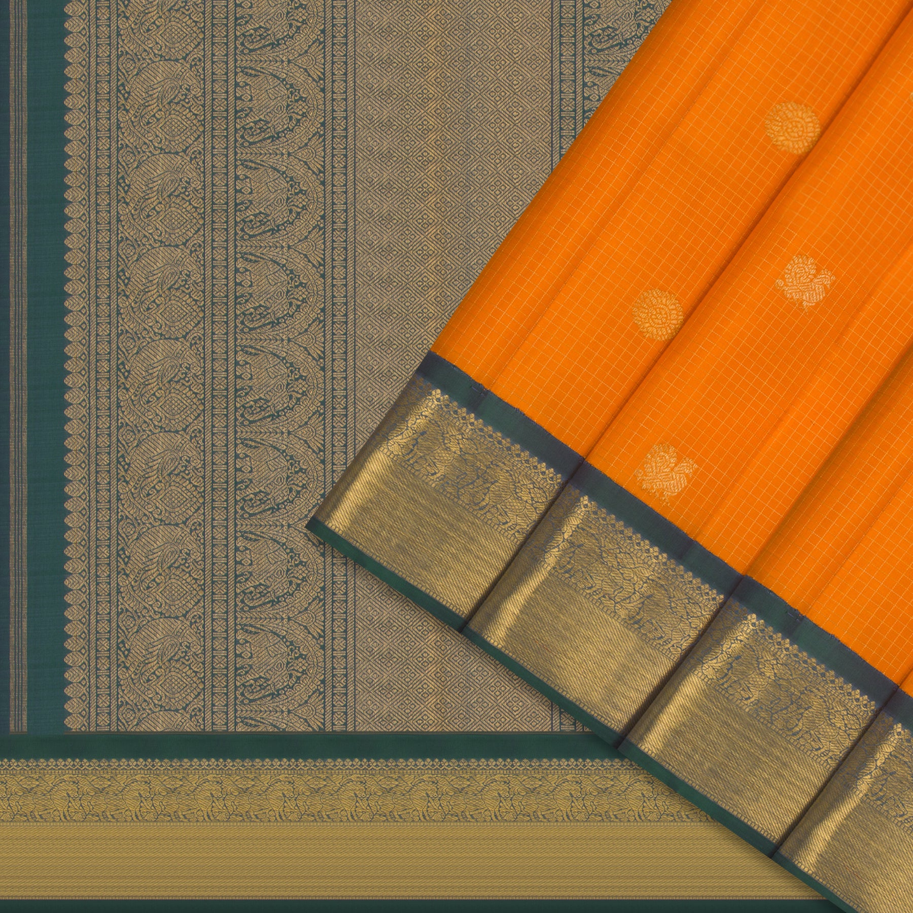 Kanakavalli Kanjivaram Silk Sari 25-595-HS001-00130 - Cover View
