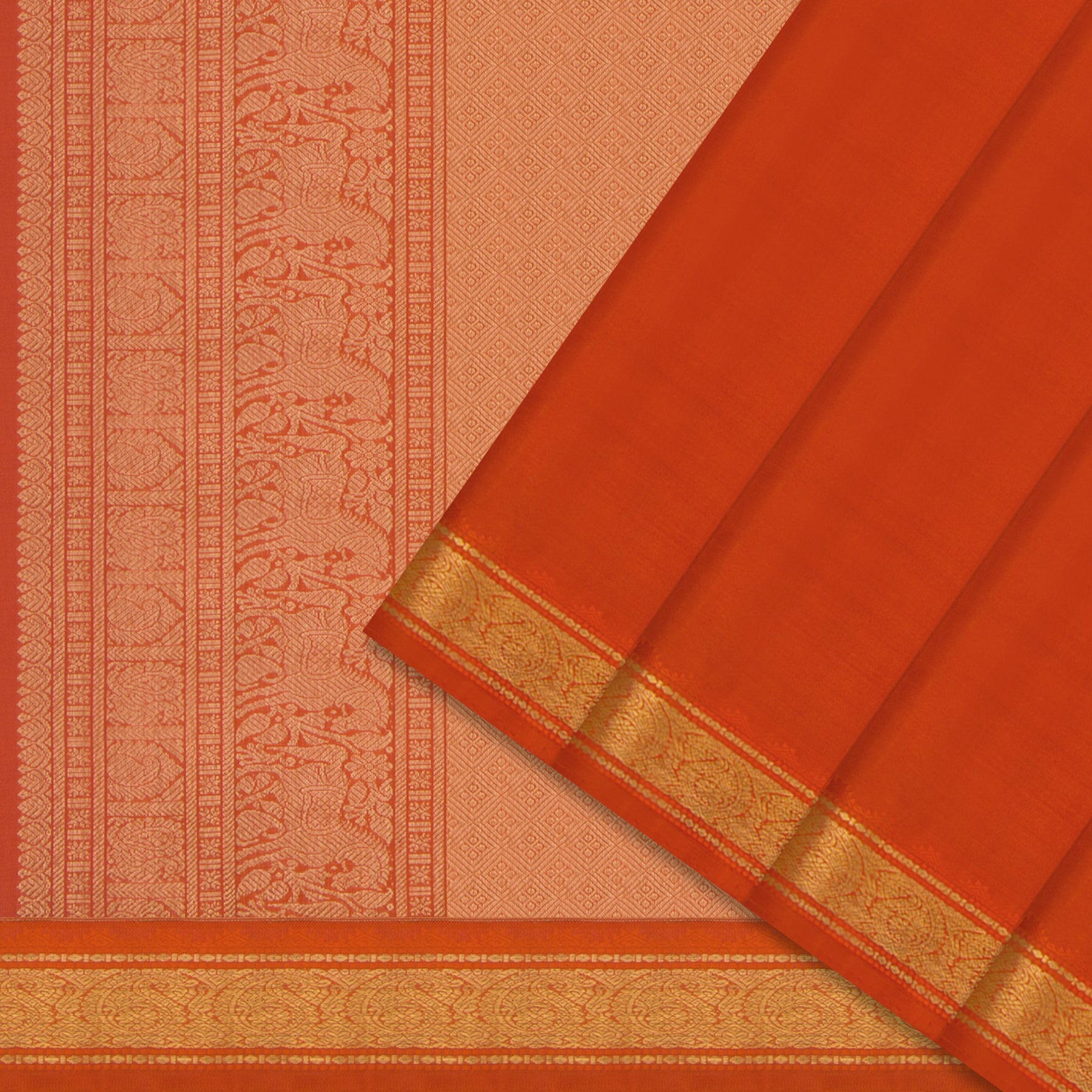 Kanakavalli Kanjivaram Silk Sari 25-595-HS001-00167 - Cover View