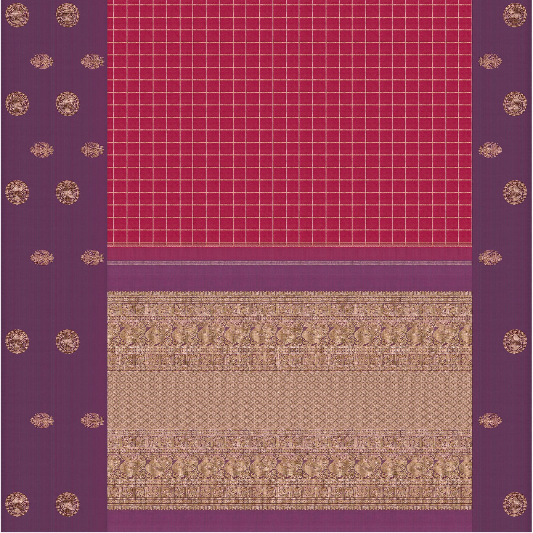 Kanakavalli Kanjivaram Silk Sari 25-595-HS001-00877 - Full View