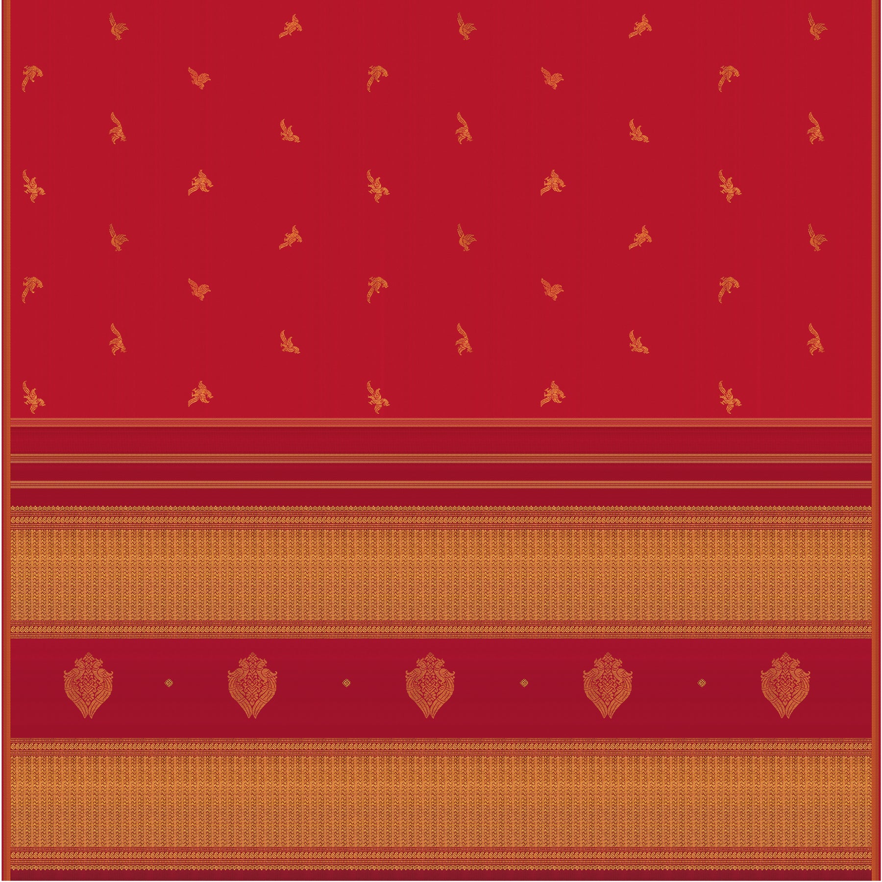 Kanakavalli Kanjivaram Silk Sari 25-595-HS001-00908 - Full View