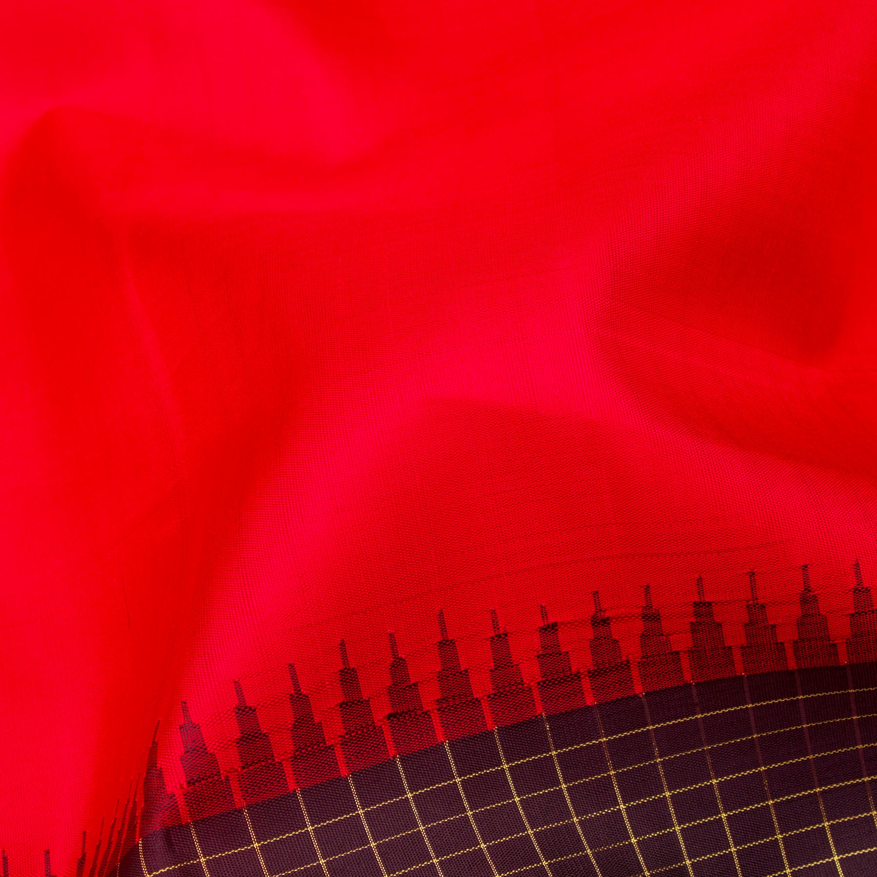 Kanakavalli Kanjivaram Silk Sari 25-595-HS001-00912 - Fabric View