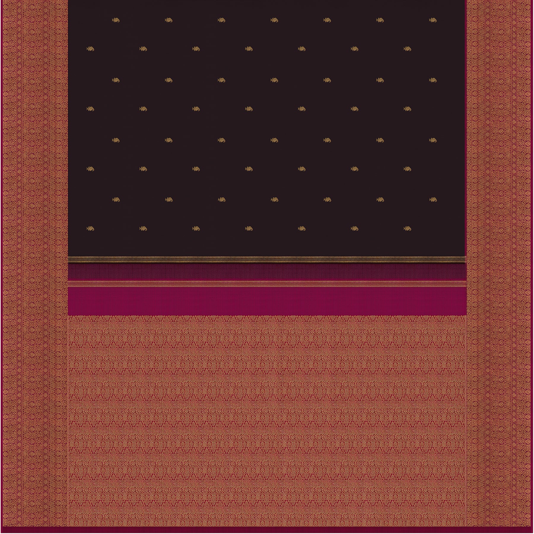 Kanakavalli Kanjivaram Silk Sari 25-595-HS001-00940 - Full View