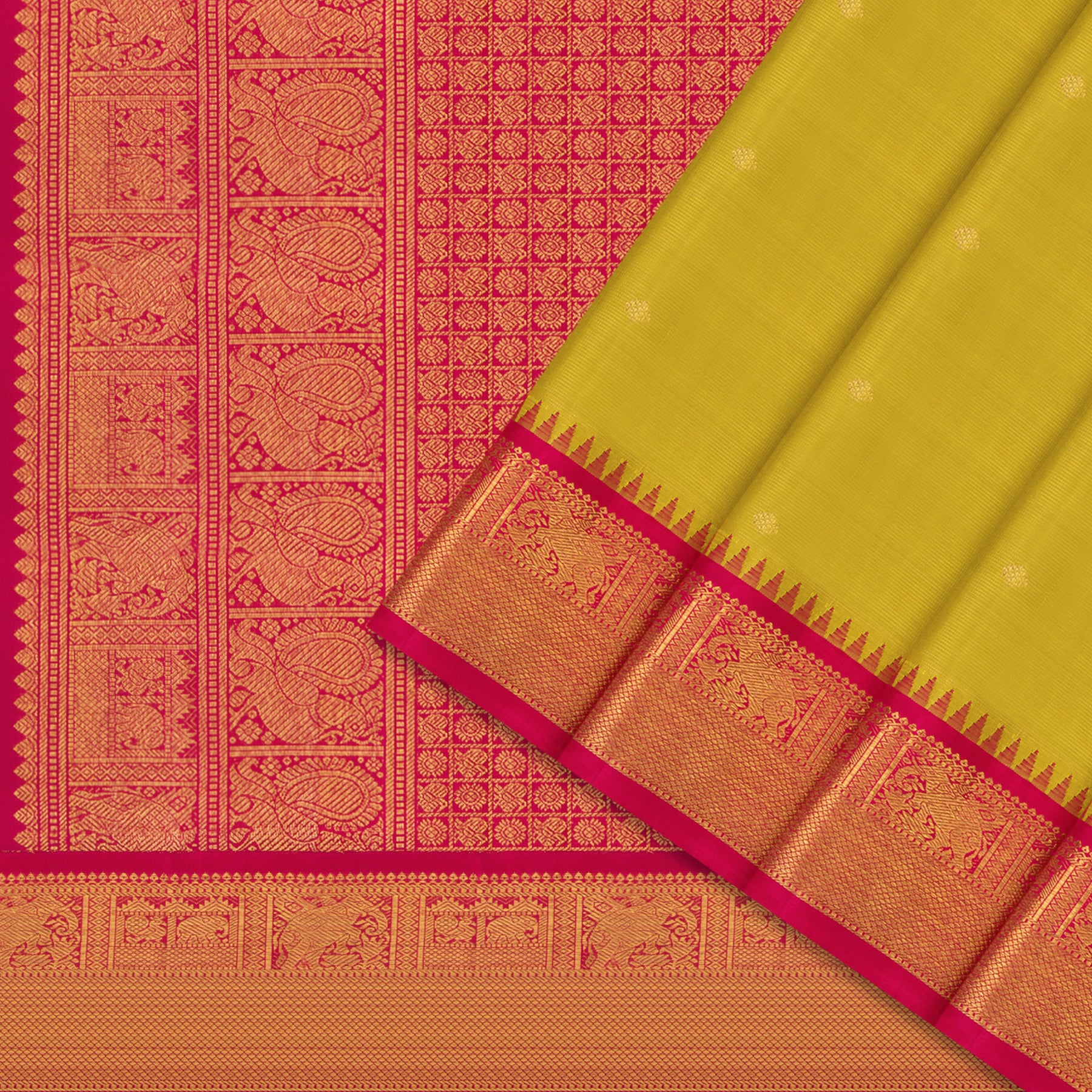 Kanakavalli Kanjivaram Silk Sari 25-595-HS001-00963 - Cover View