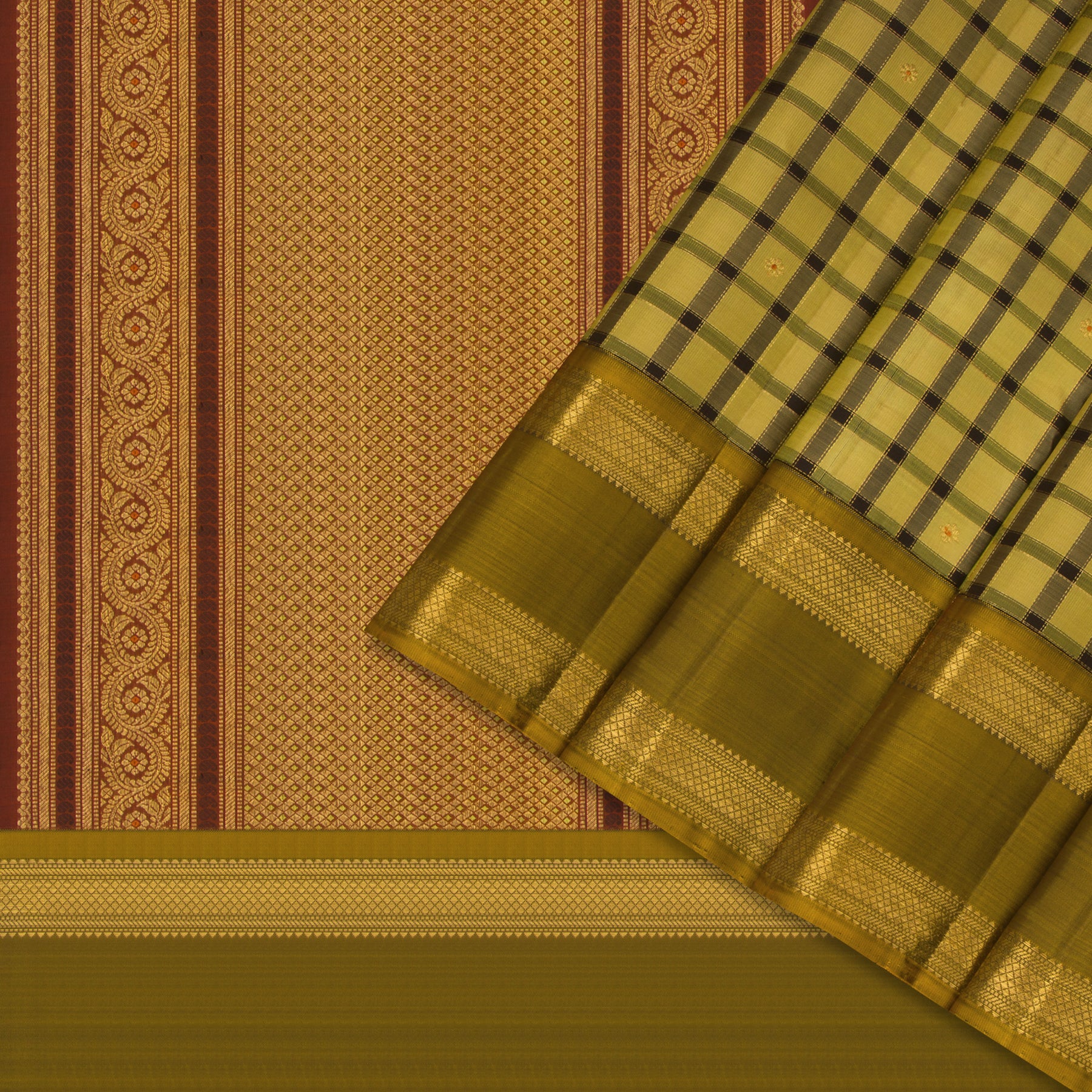 Kanakavalli Kanjivaram Silk Sari 25-595-HS001-00965 - Cover View