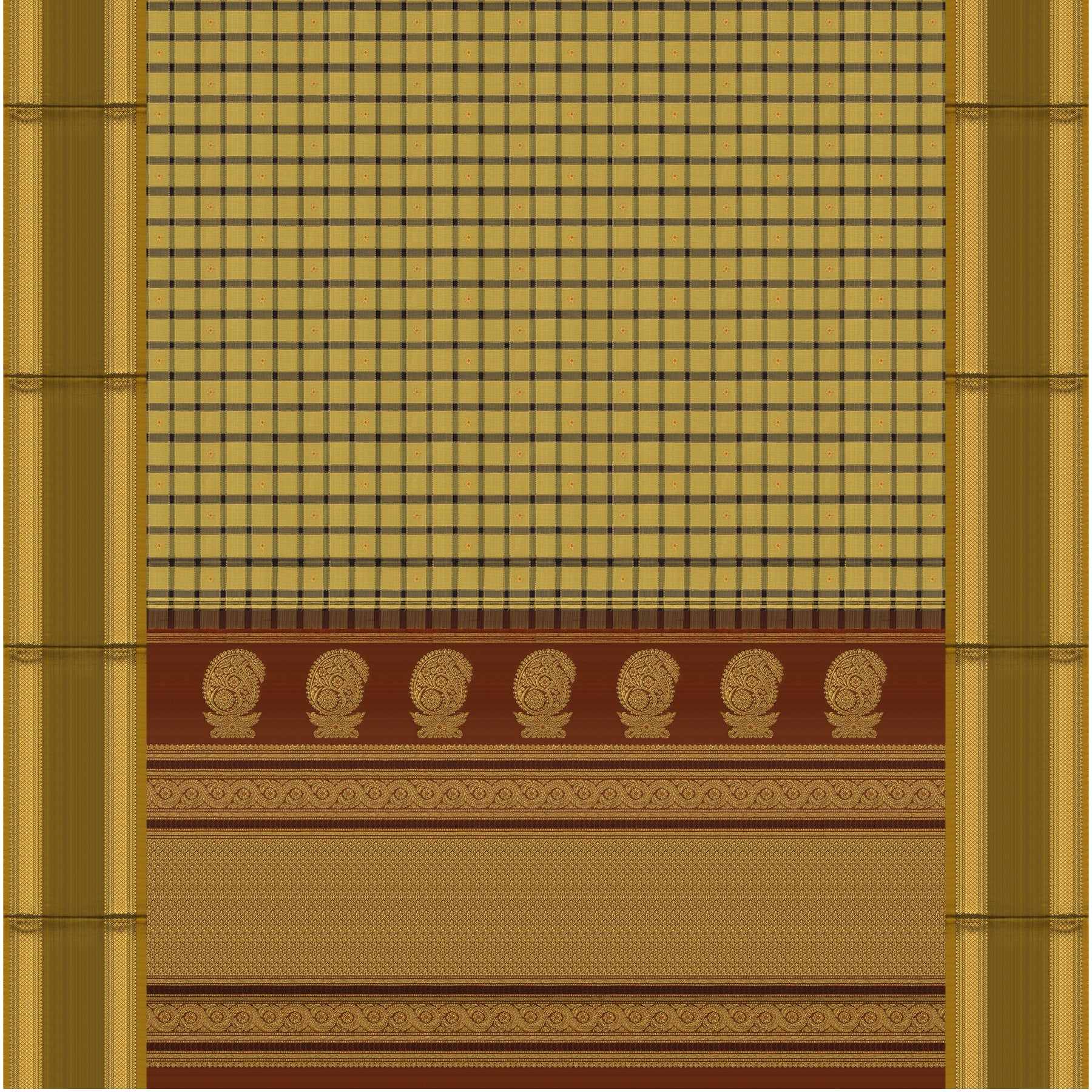 Kanakavalli Kanjivaram Silk Sari 25-595-HS001-00965 - Full View