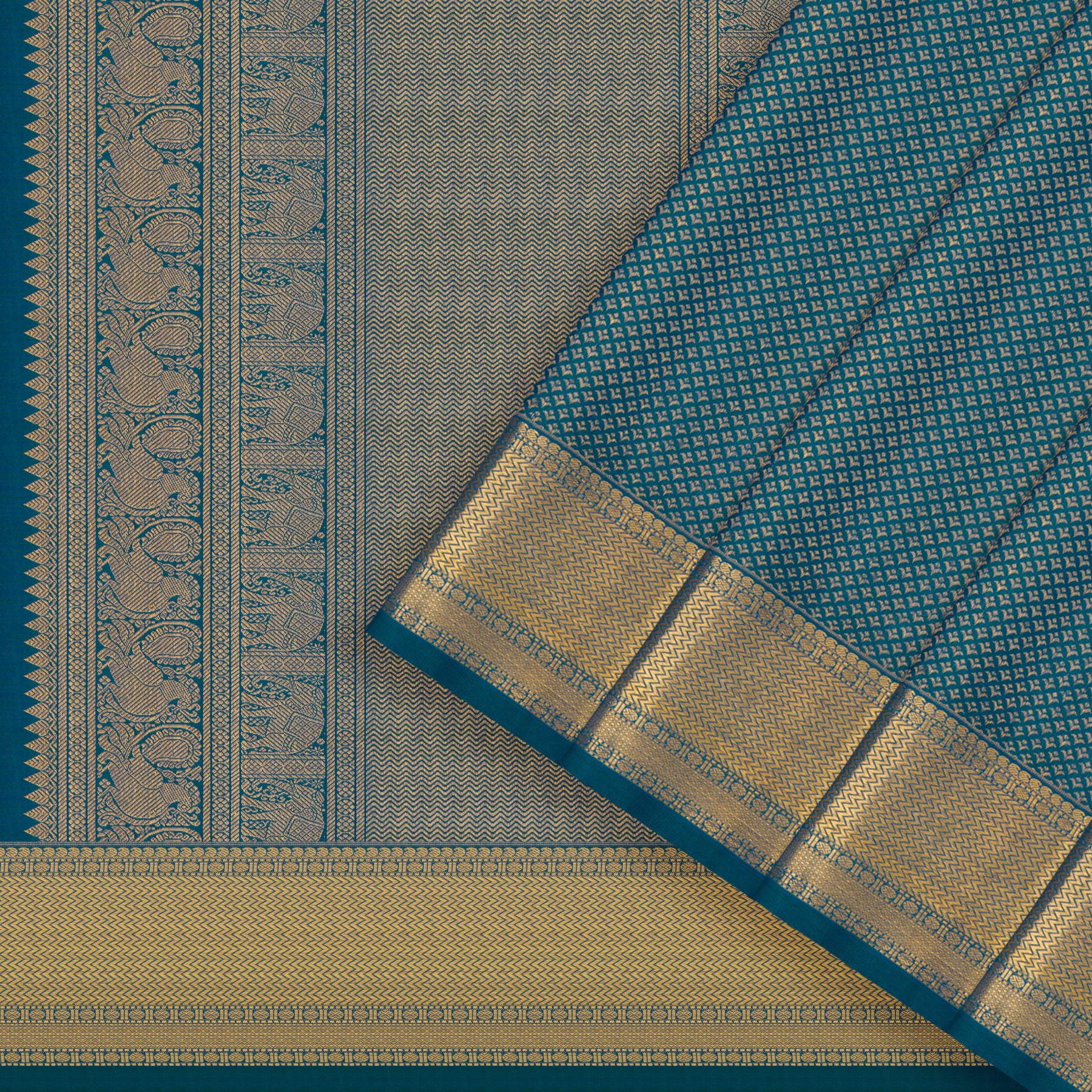 Kanakavalli Kanjivaram Silk Sari 25-595-HS001-00968 - Cover View