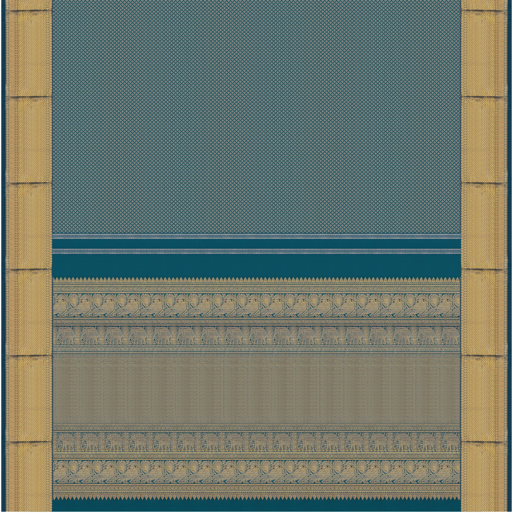 Kanakavalli Kanjivaram Silk Sari 25-595-HS001-00968 - Full View