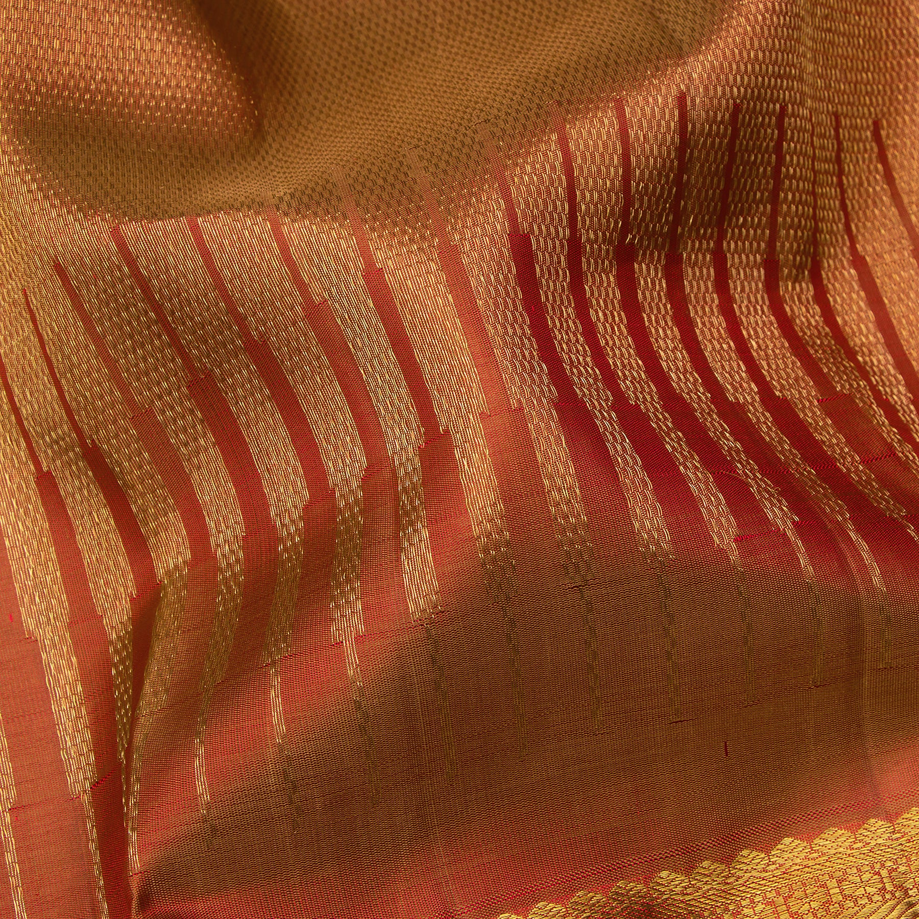 Kanakavalli Kanjivaram Silk Sari 25-595-HS001-00976 - Fabric View