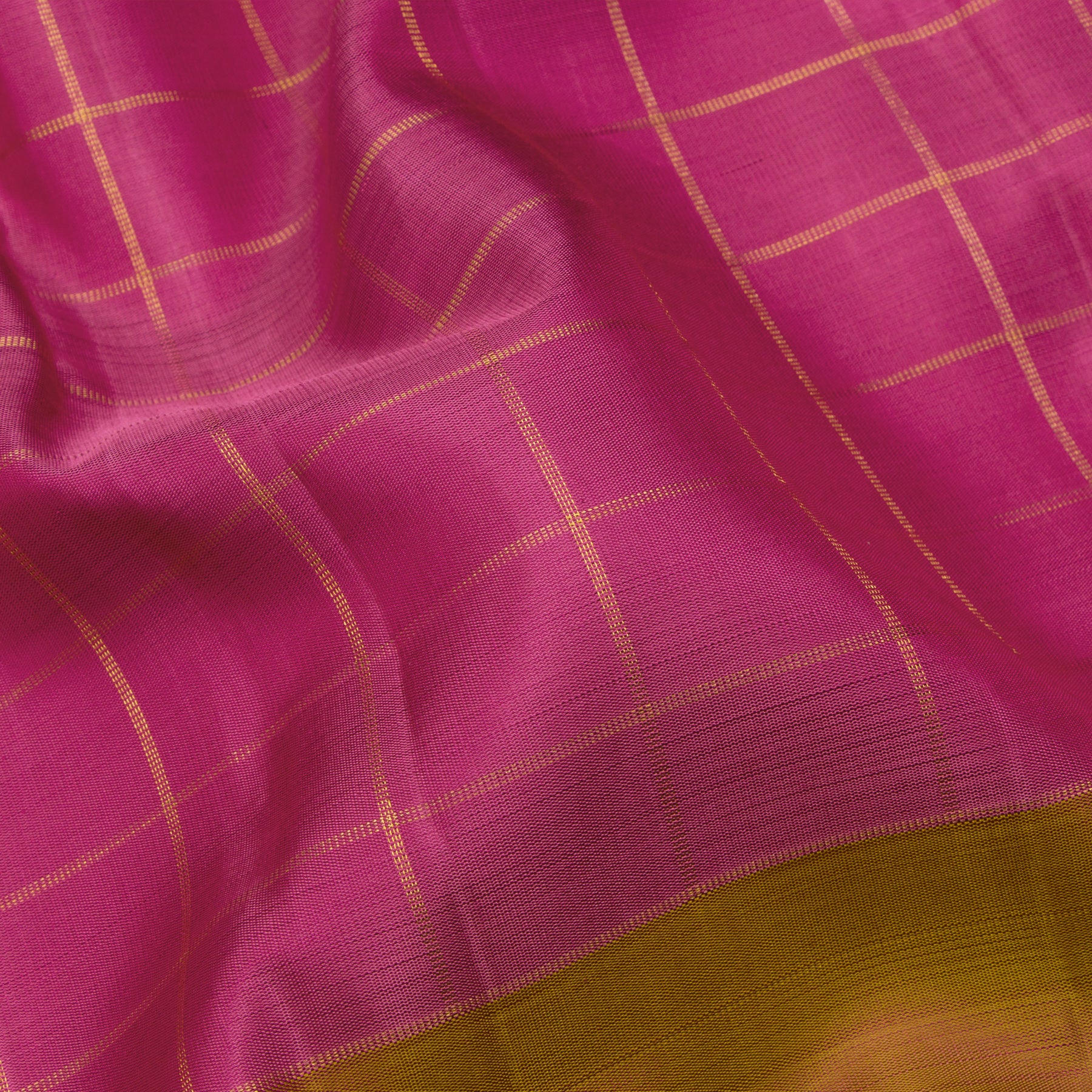 Kanakavalli Kanjivaram Silk Sari 25-595-HS001-02149 - Fabric View