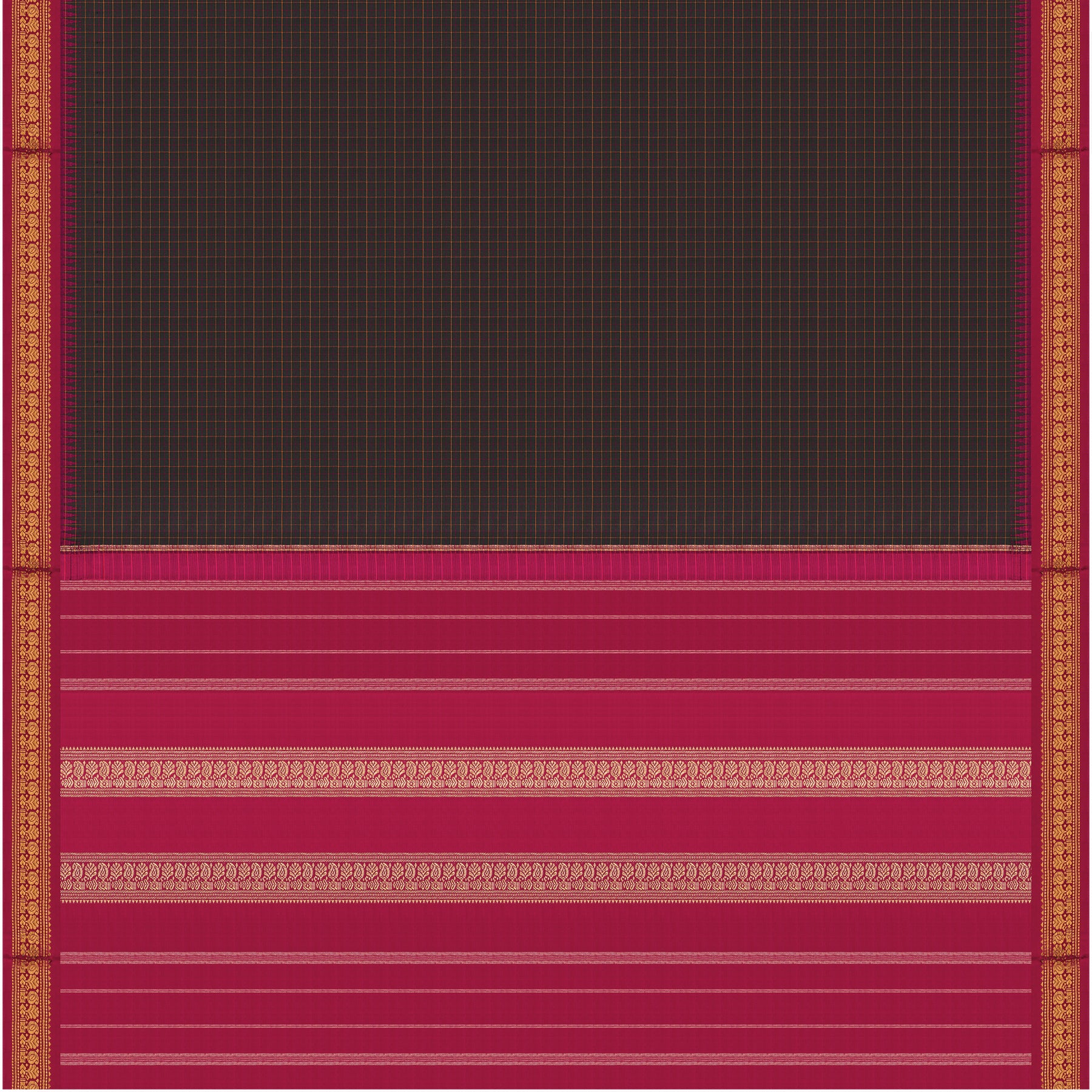 Kanakavalli Kanjivaram Silk Sari 25-595-HS001-02176 - Full View