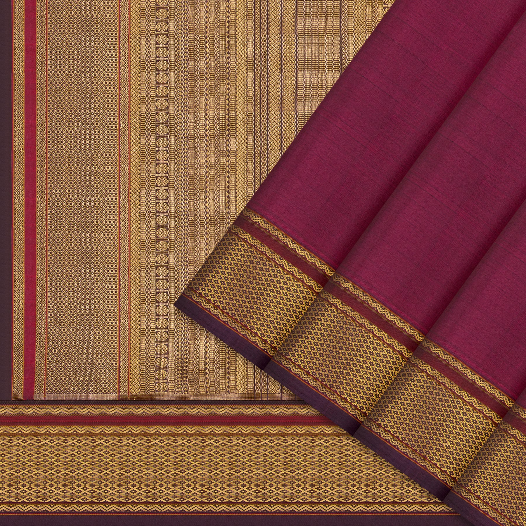 Kanakavalli Kanjivaram Silk Sari 25-595-HS001-02182 - Cover View