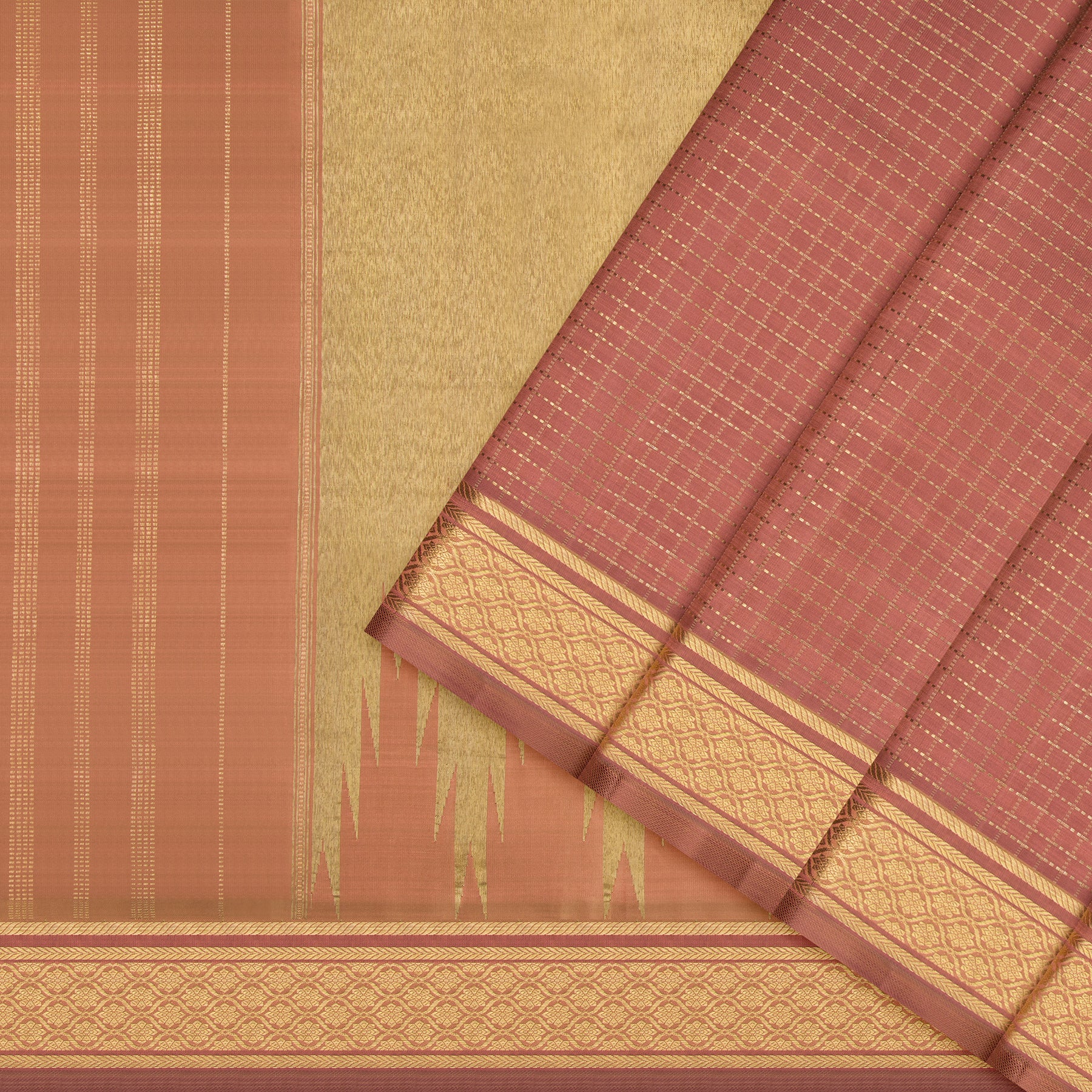 Kanakavalli Kanjivaram Silk Sari 25-595-HS001-02203 - Cover View