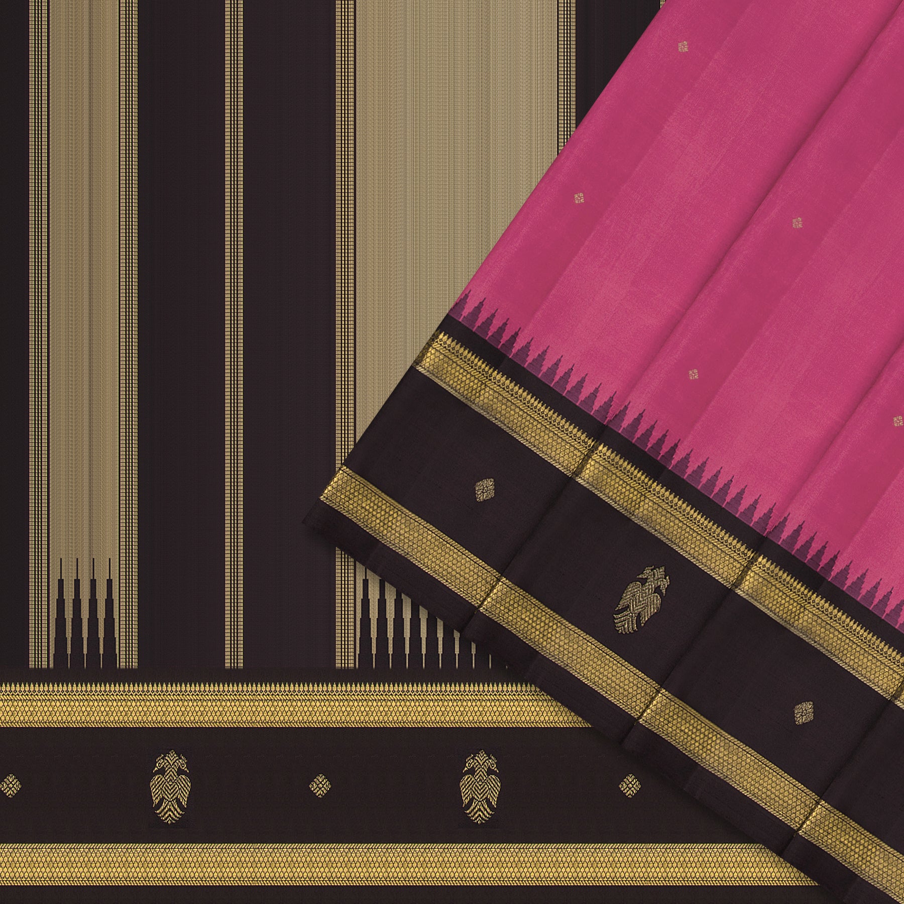 Kanakavalli Kanjivaram Silk Sari 25-595-HS001-02206 - Cover View