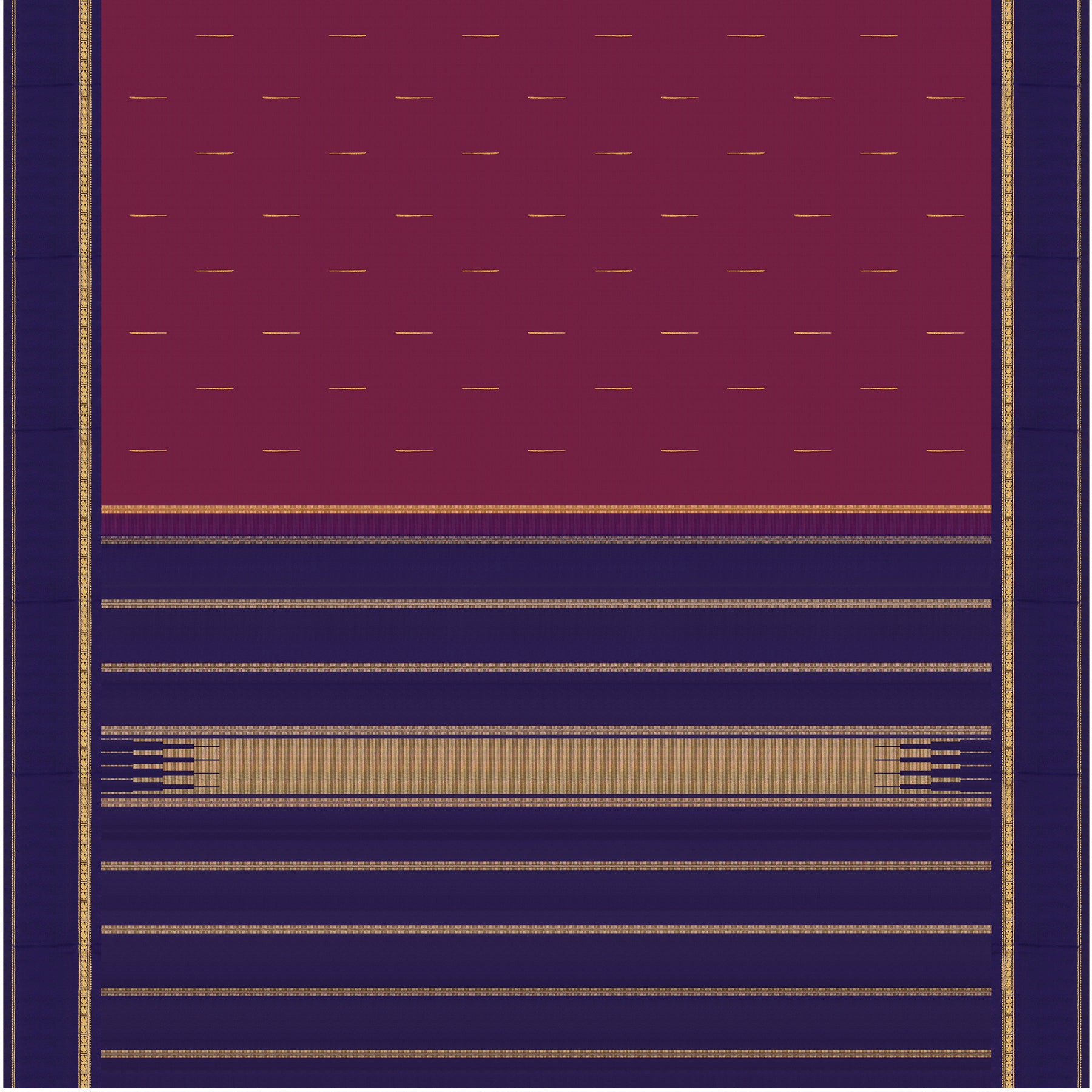 Kanakavalli Kanjivaram Silk Sari 25-595-HS001-02775 - Full View
