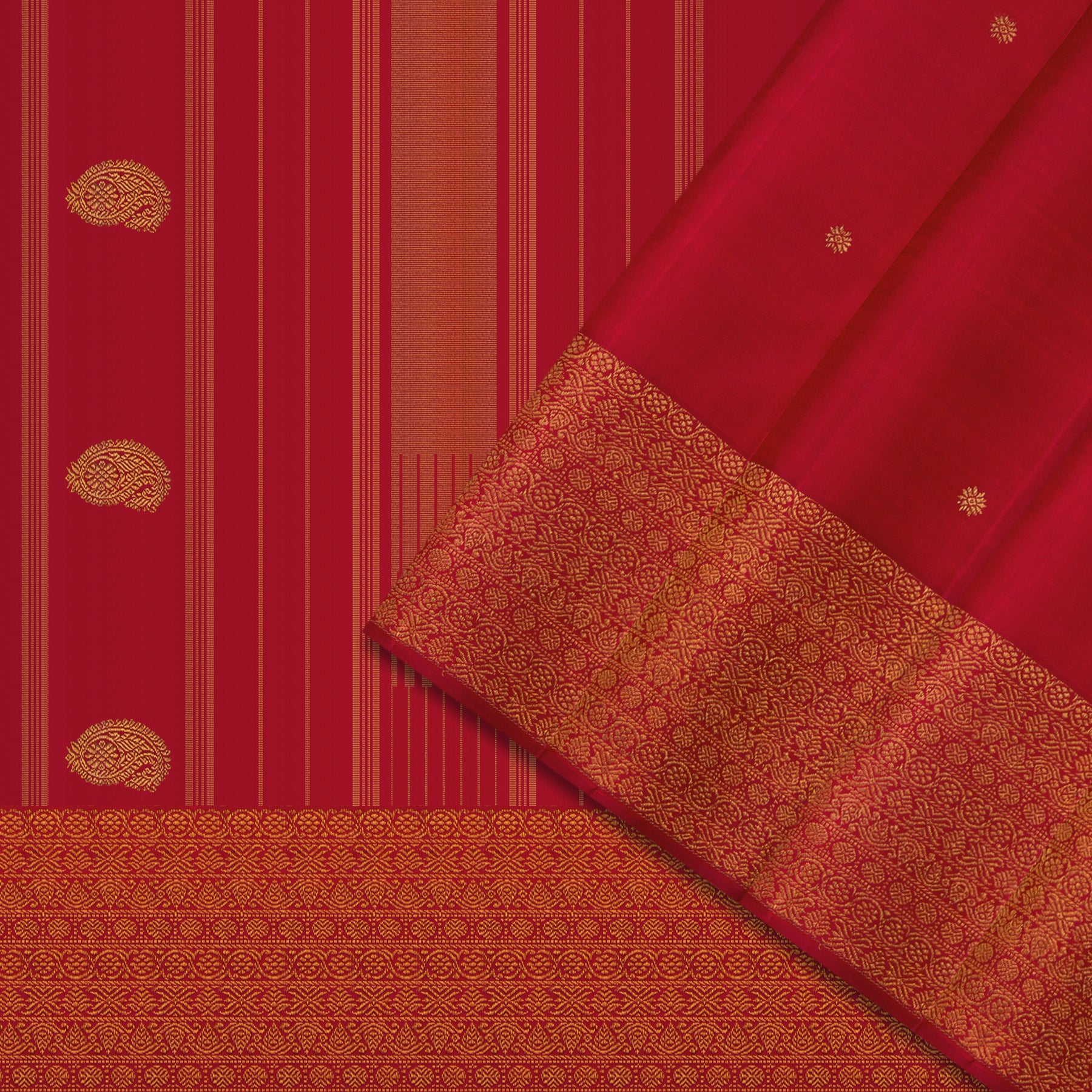 Kanakavalli Kanjivaram Silk Sari 25-595-HS001-02840 - Cover View