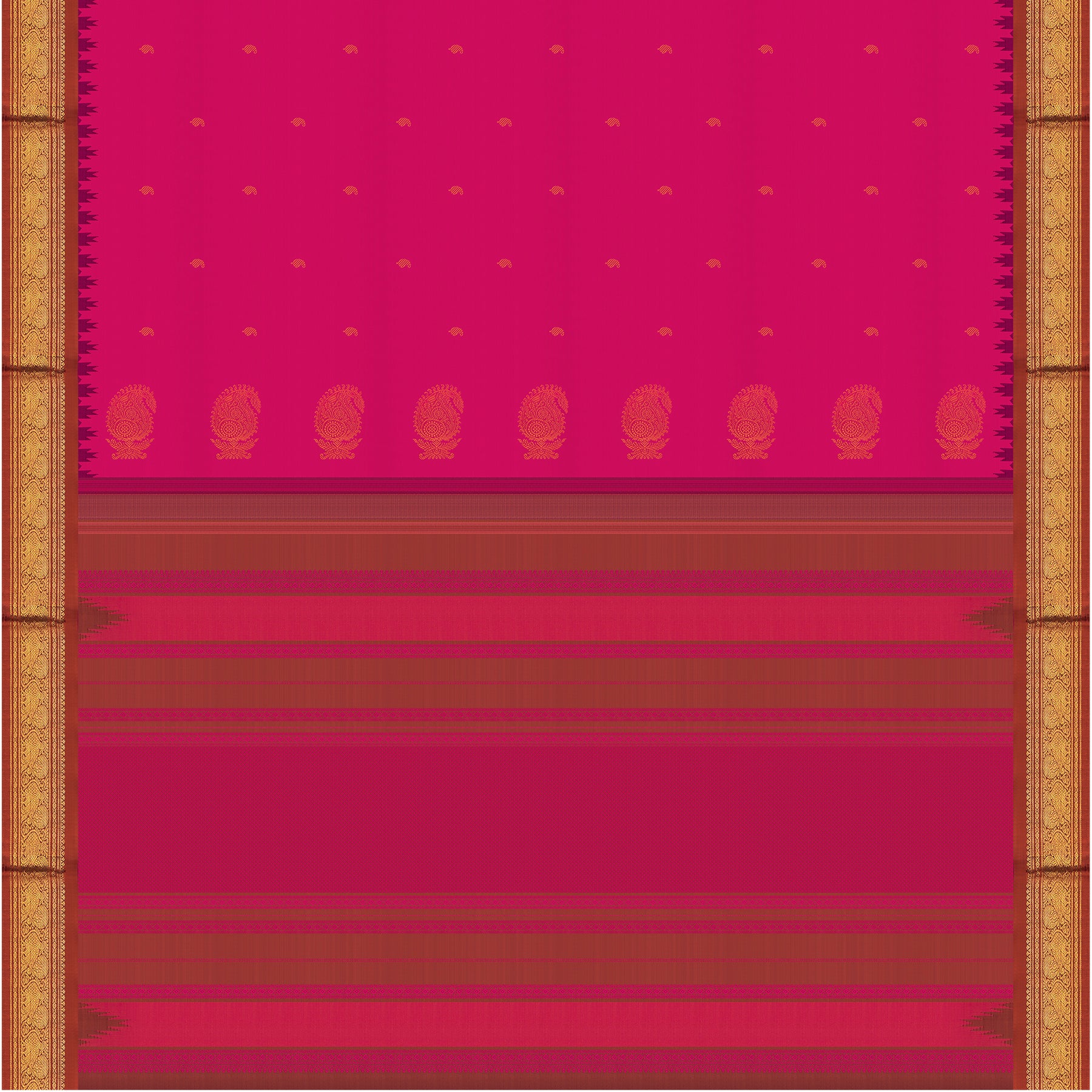 Kanakavalli Kanjivaram Silk Sari 25-595-HS001-02844 - Full View