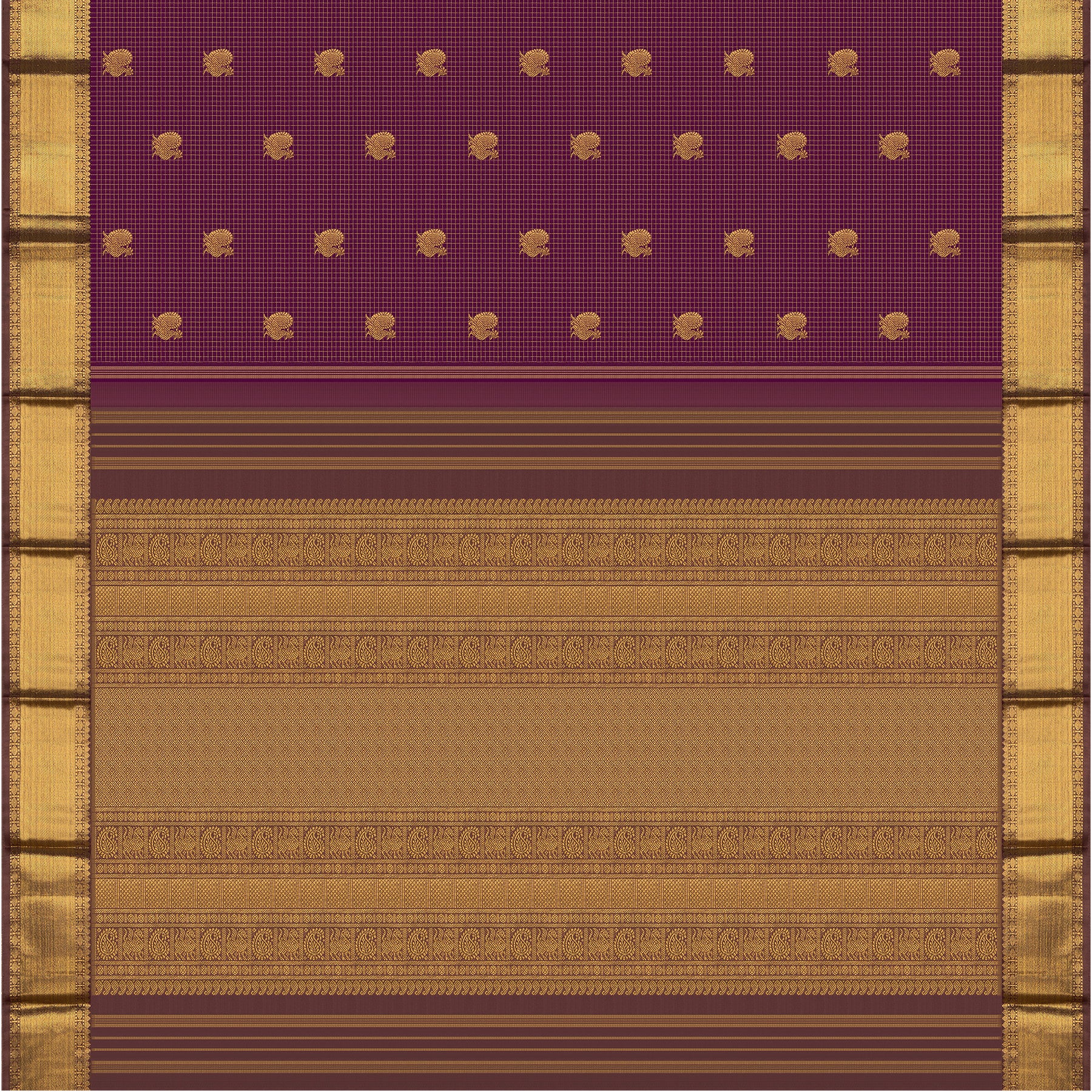 Kanakavalli Kanjivaram Silk Sari 25-595-HS001-02856 - Full View