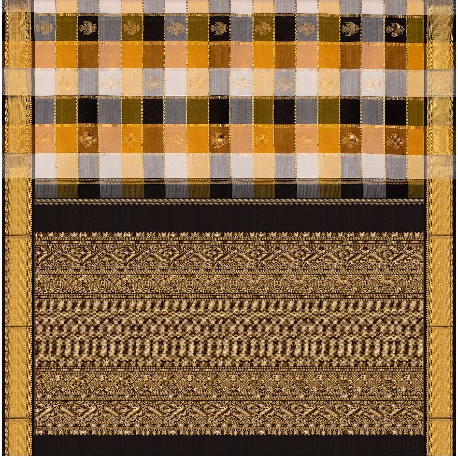 Kanakavalli Kanjivaram Silk Sari 25-595-HS001-02874 - Full View