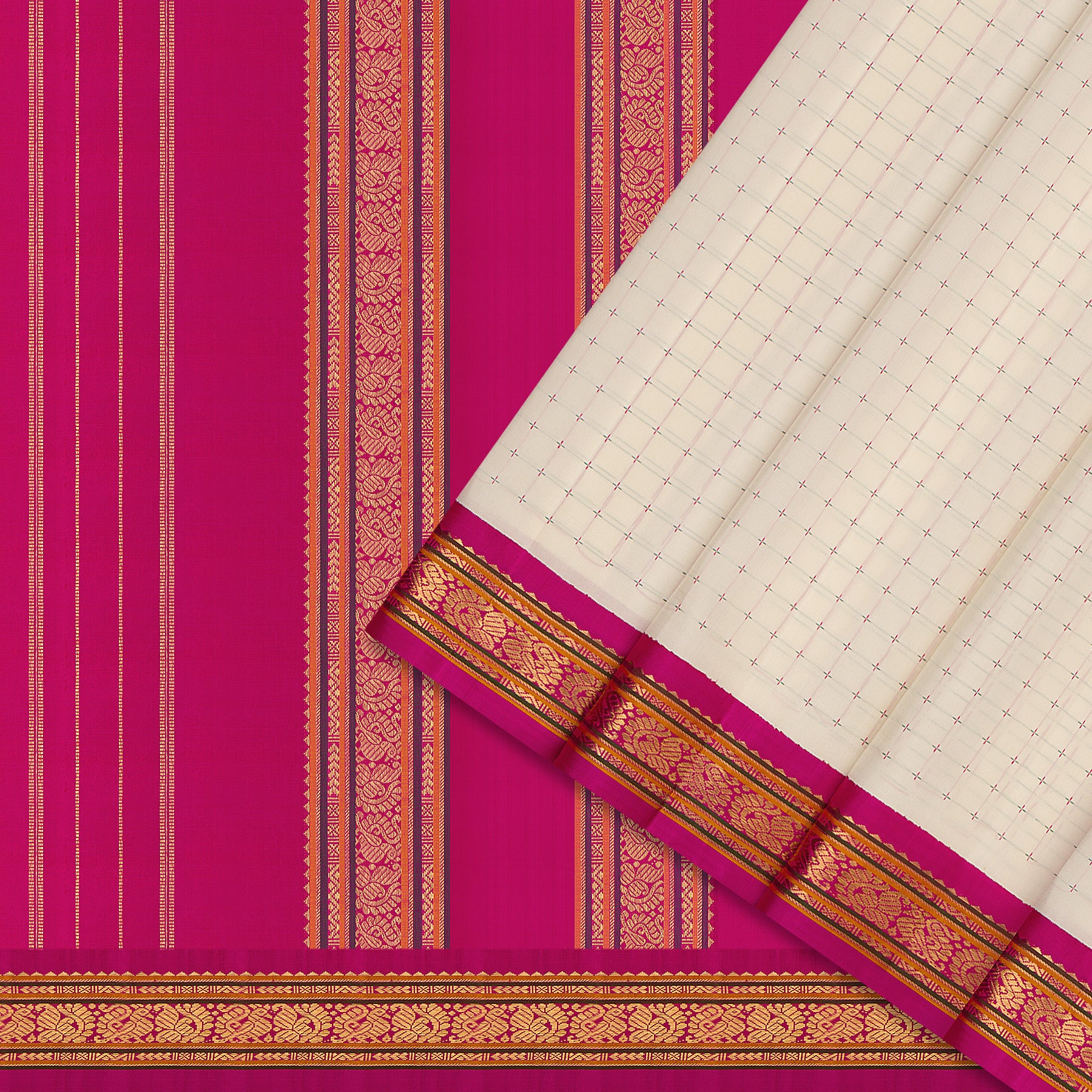 Kanakavalli Kanjivaram Silk Sari 25-595-HS001-02885 - Cover View