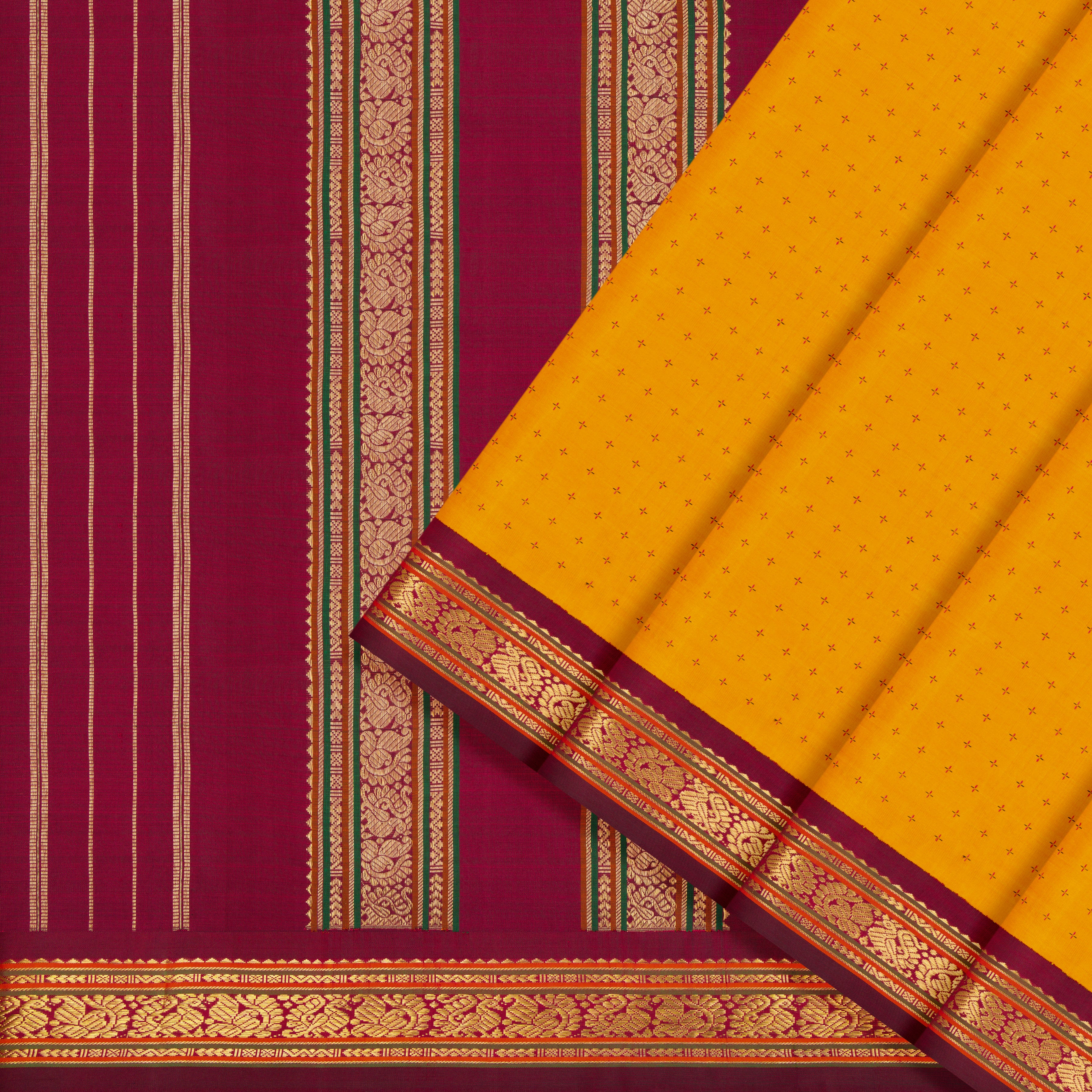 Kanakavalli Kanjivaram Silk Sari 25-595-HS001-02886 - Cover View