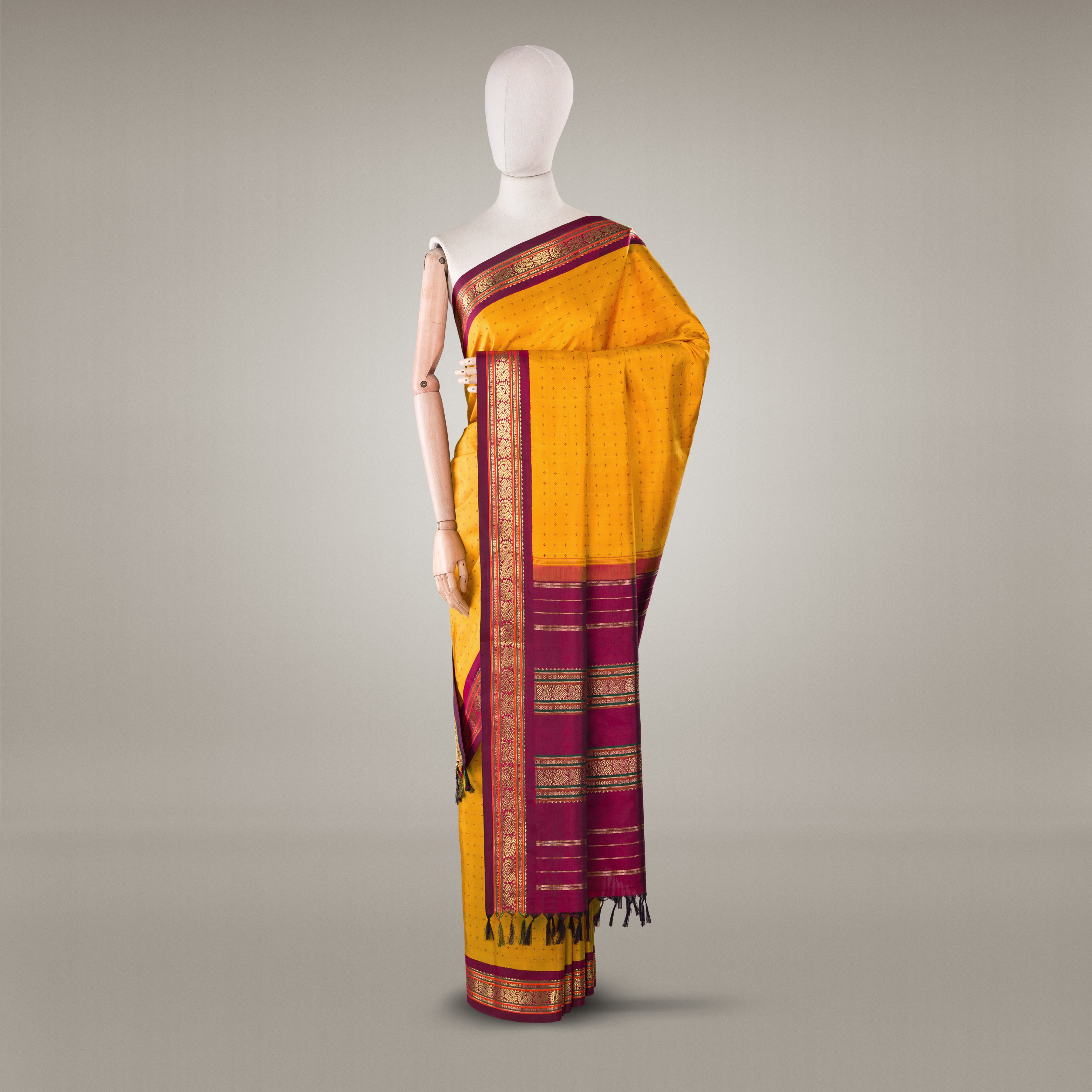 Kanakavalli Kanjivaram Silk Sari 25-595-HS001-02886 - Cover View