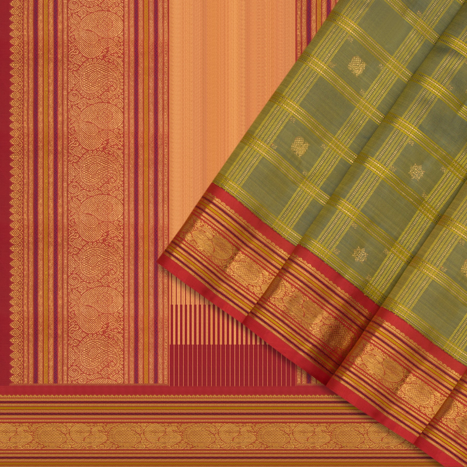 Kanakavalli Kanjivaram Silk Sari 25-595-HS001-02897 - Cover View