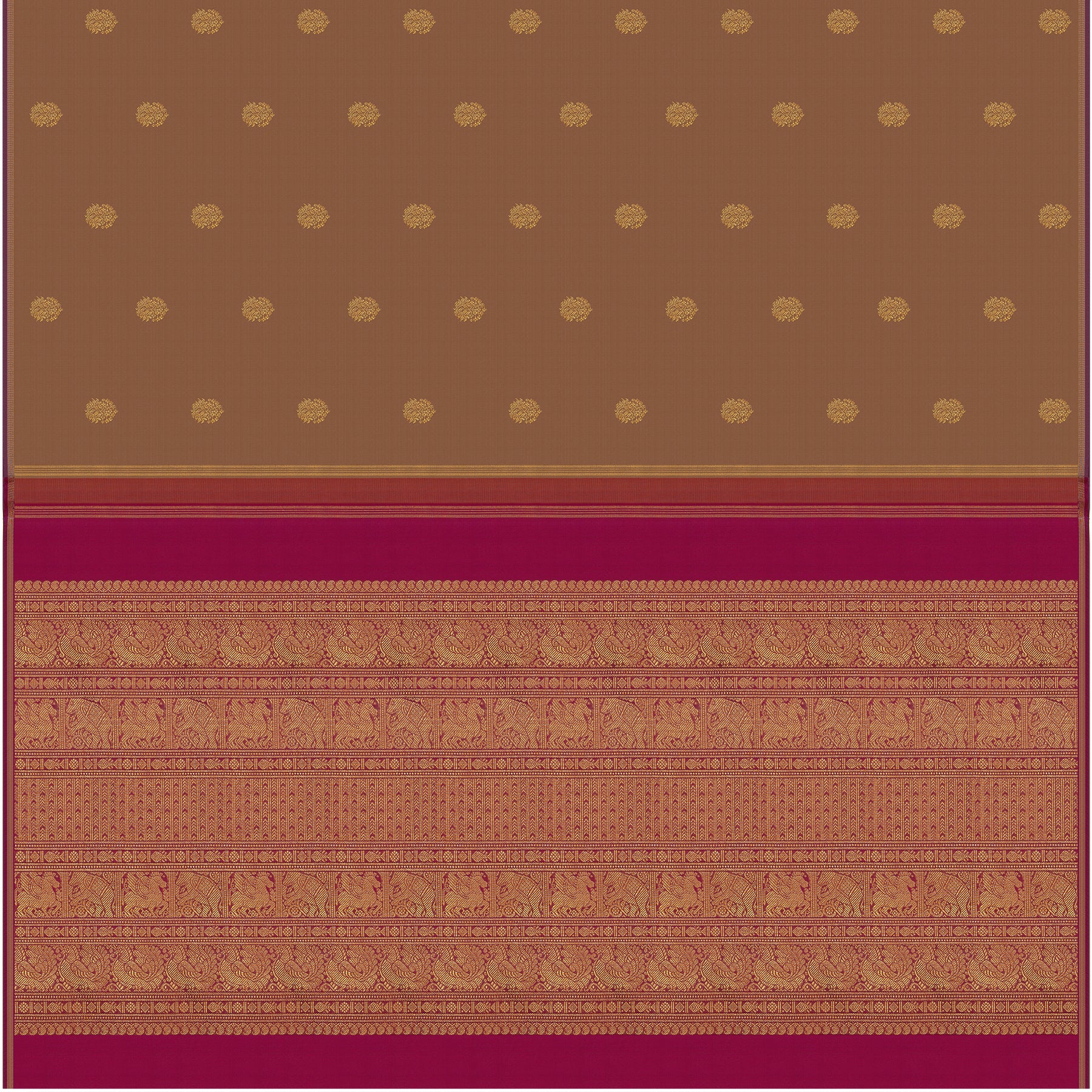 Kanakavalli Kanjivaram Silk Sari 25-595-HS001-03350 - Full View