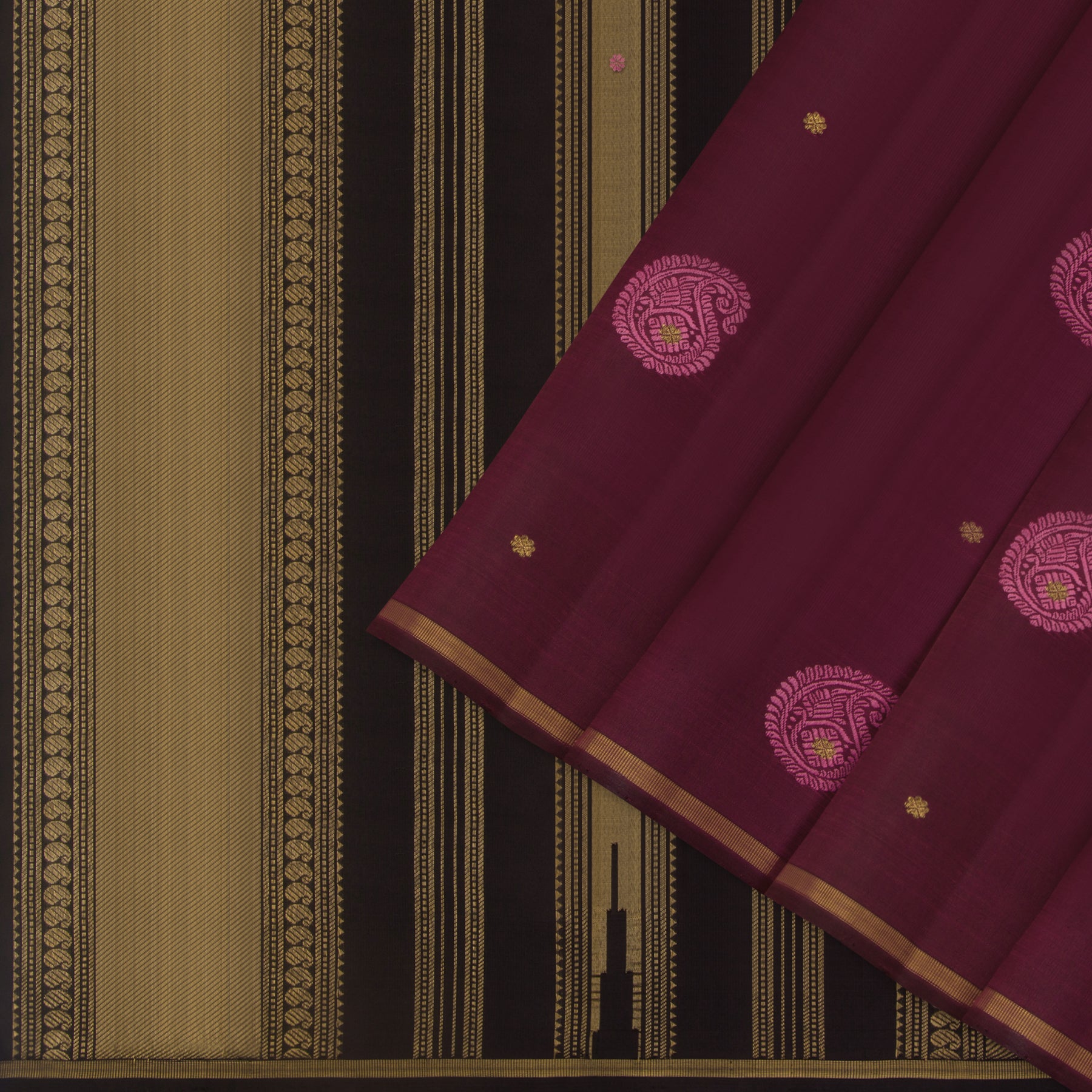 Kanakavalli Kanjivaram Silk Sari 25-595-HS001-03390 - Cover View