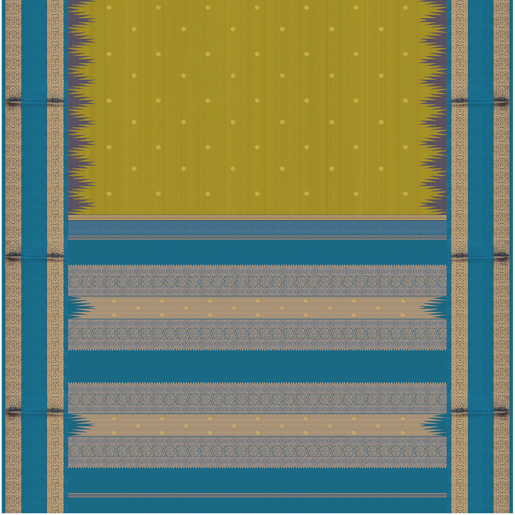 Kanakavalli Kanjivaram Silk Sari 25-595-HS001-03452 - Full View